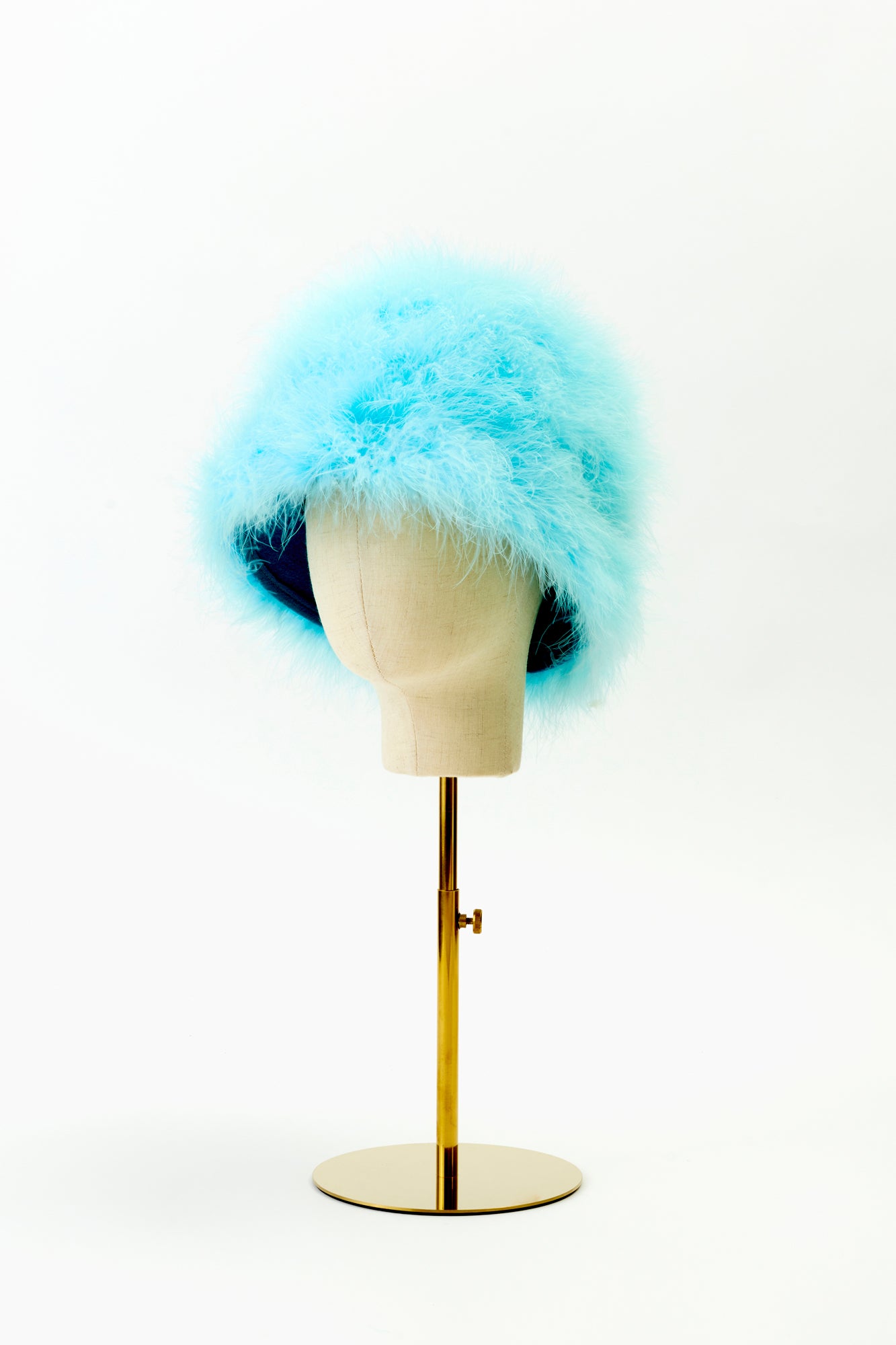 Fuzzy poof hats. Perfect Easter or chick costume.