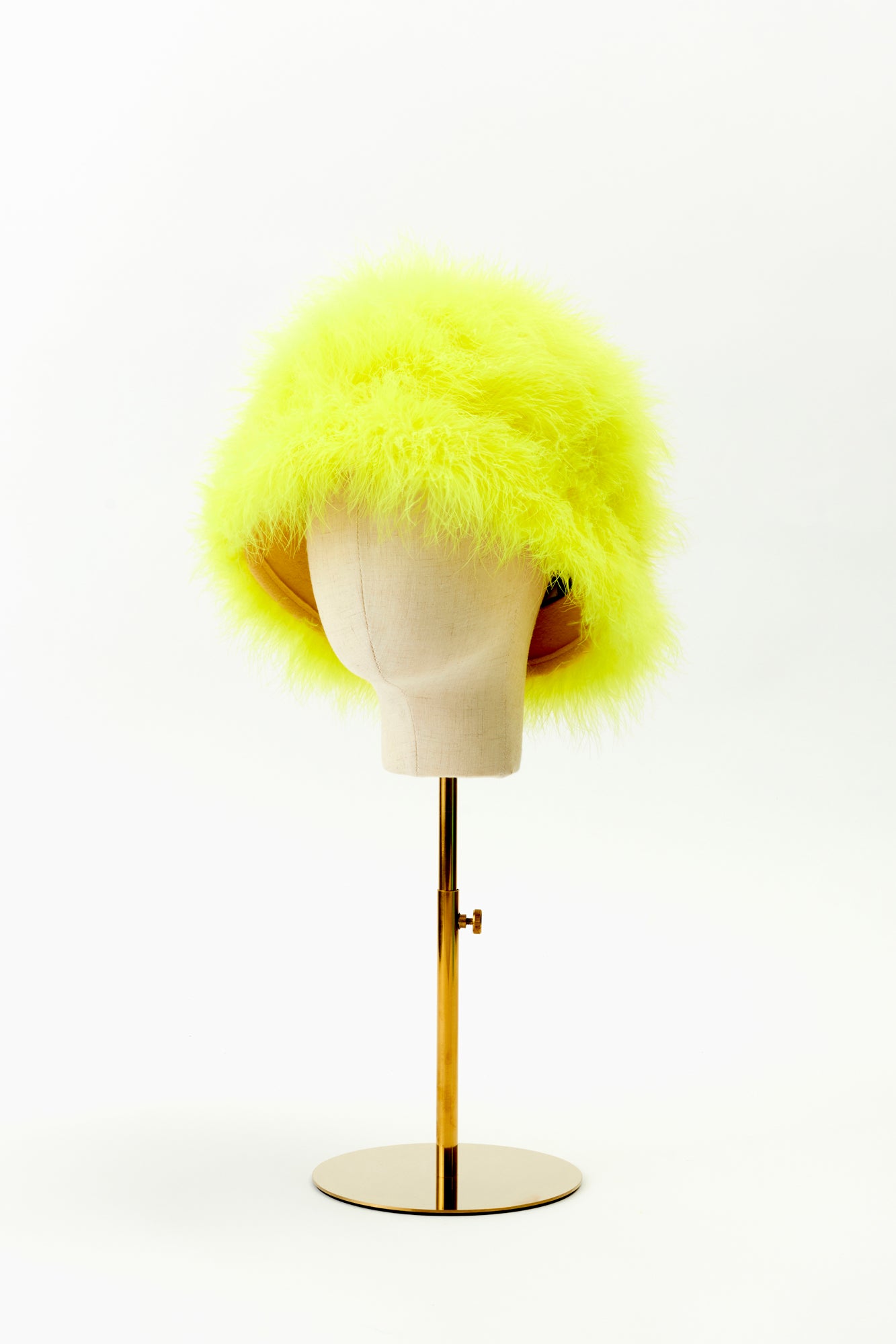 Fuzzy poof hats. Perfect Easter or chick costume.