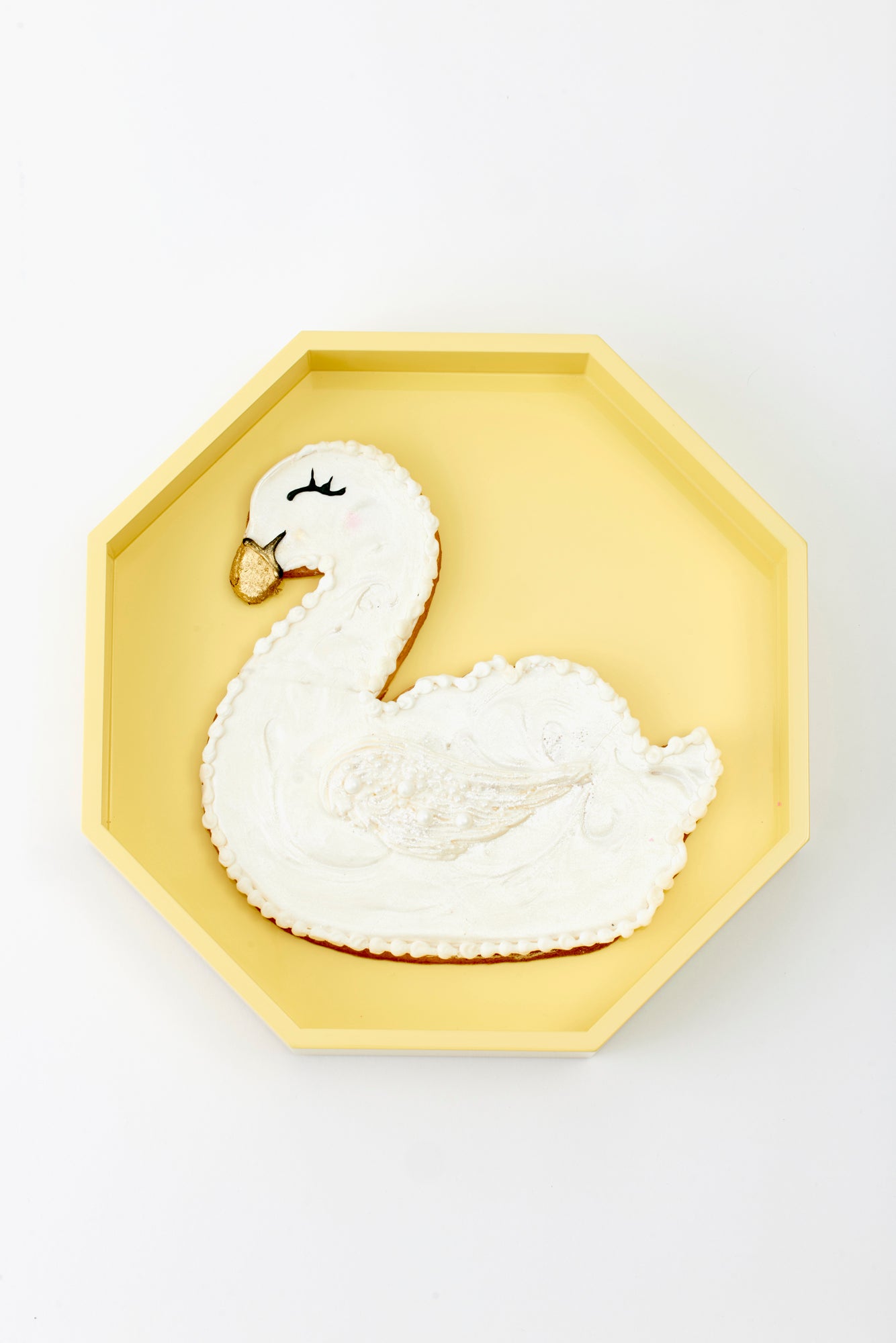 Gigantic Swan cookie. Perfect for Easter morning.