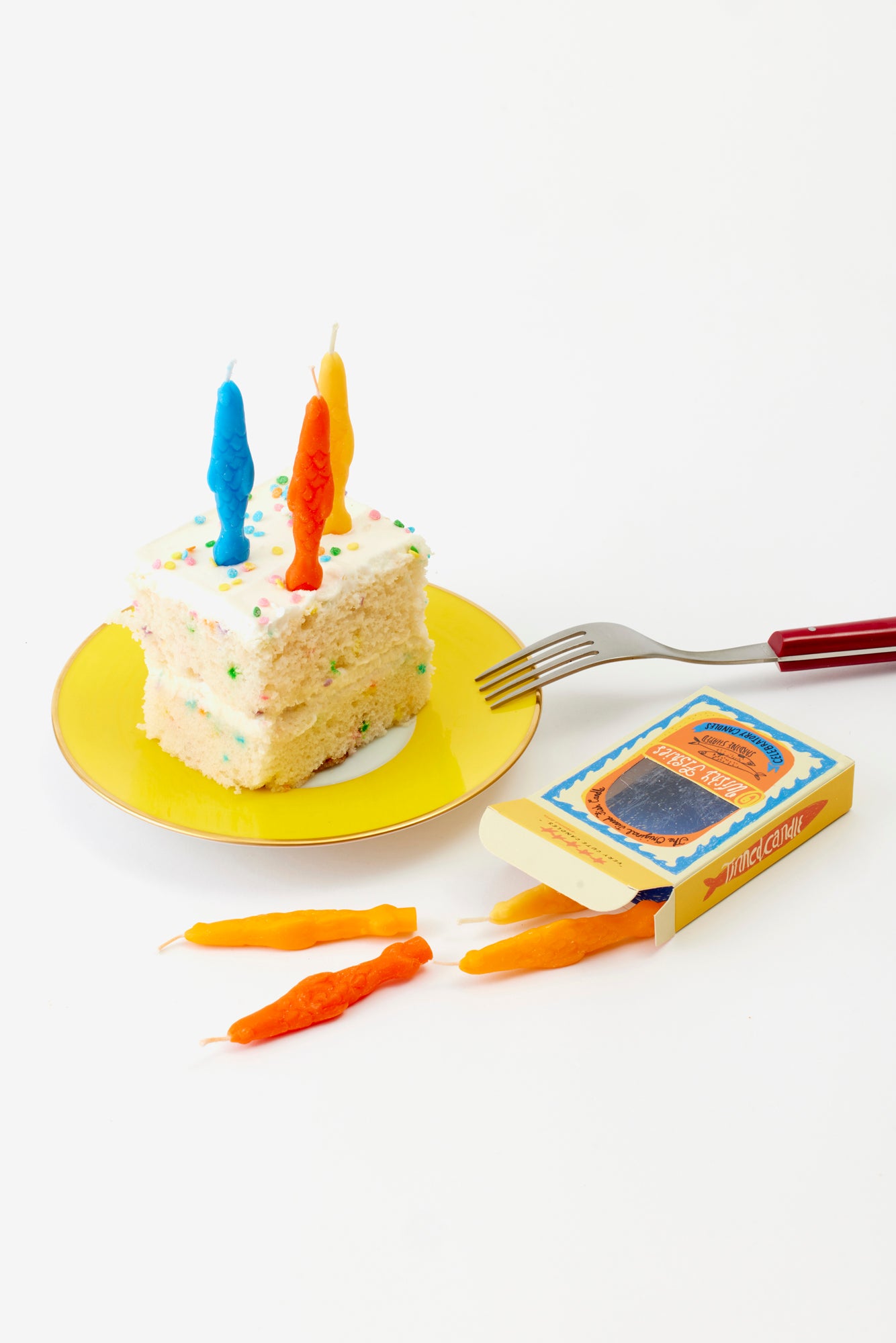 Anchovy birthday candles. 