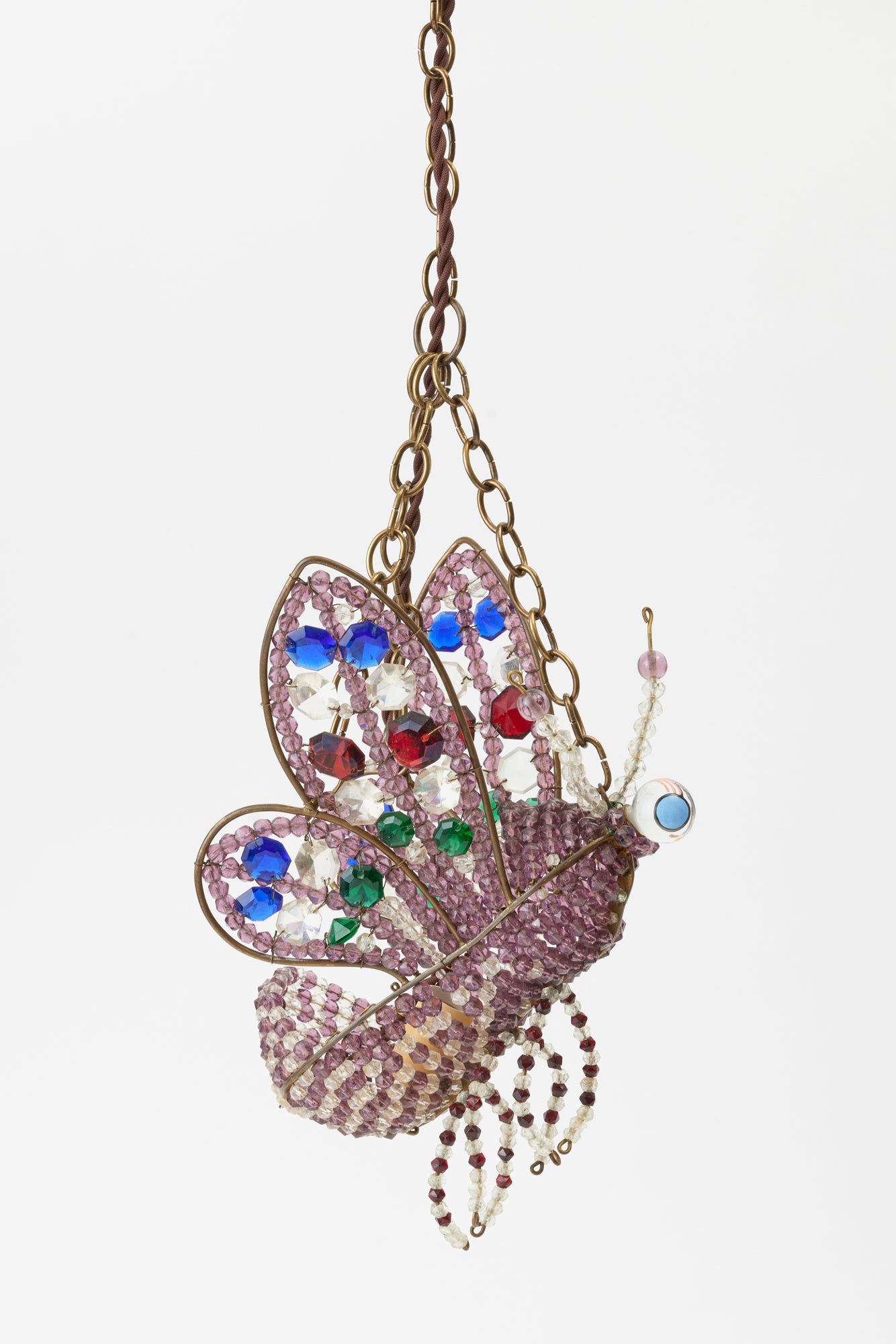 Jeweled vintage butterfly chandelier.