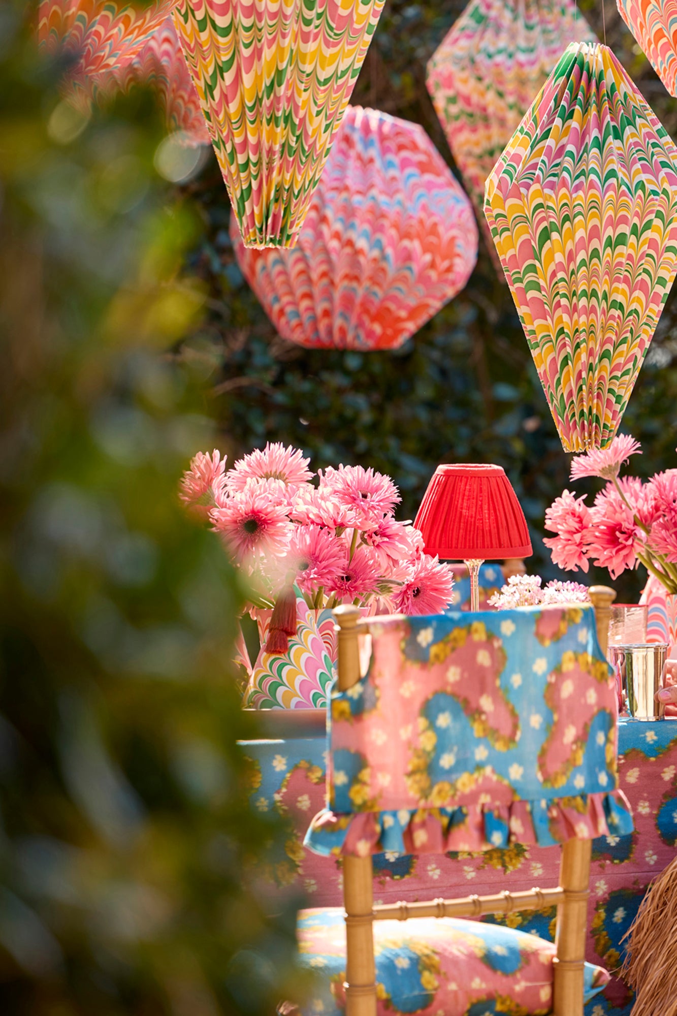 CIRCUS MARBLED PAPER LANTERNS