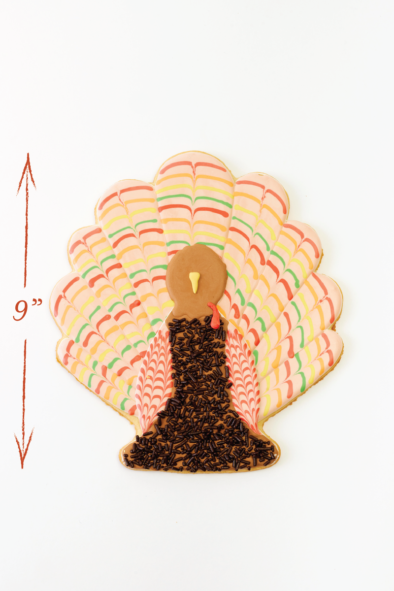 GIGANTIC 9" TURKEY COOKIE