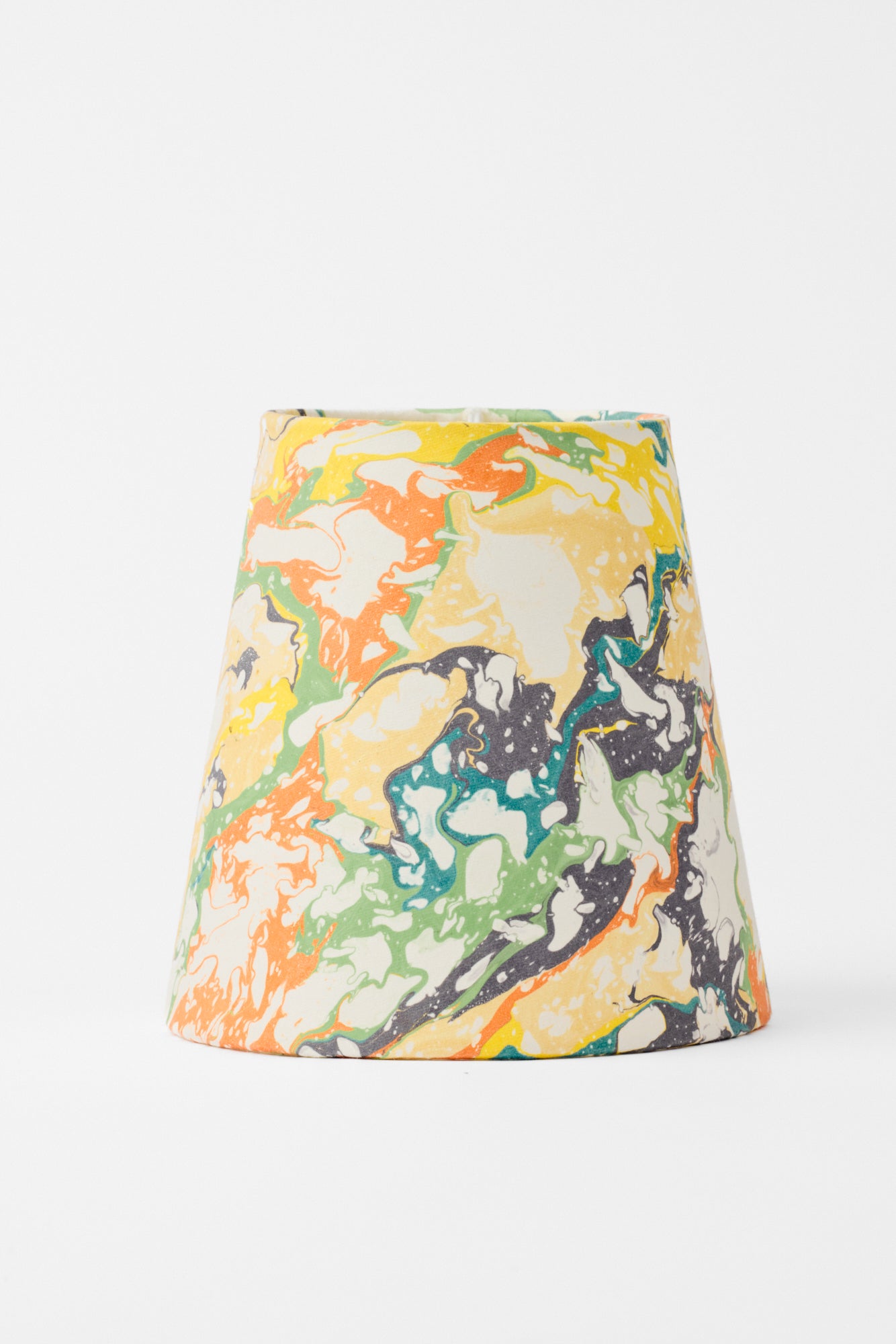 MARBLED PAPER CHANDELIER SHADE
