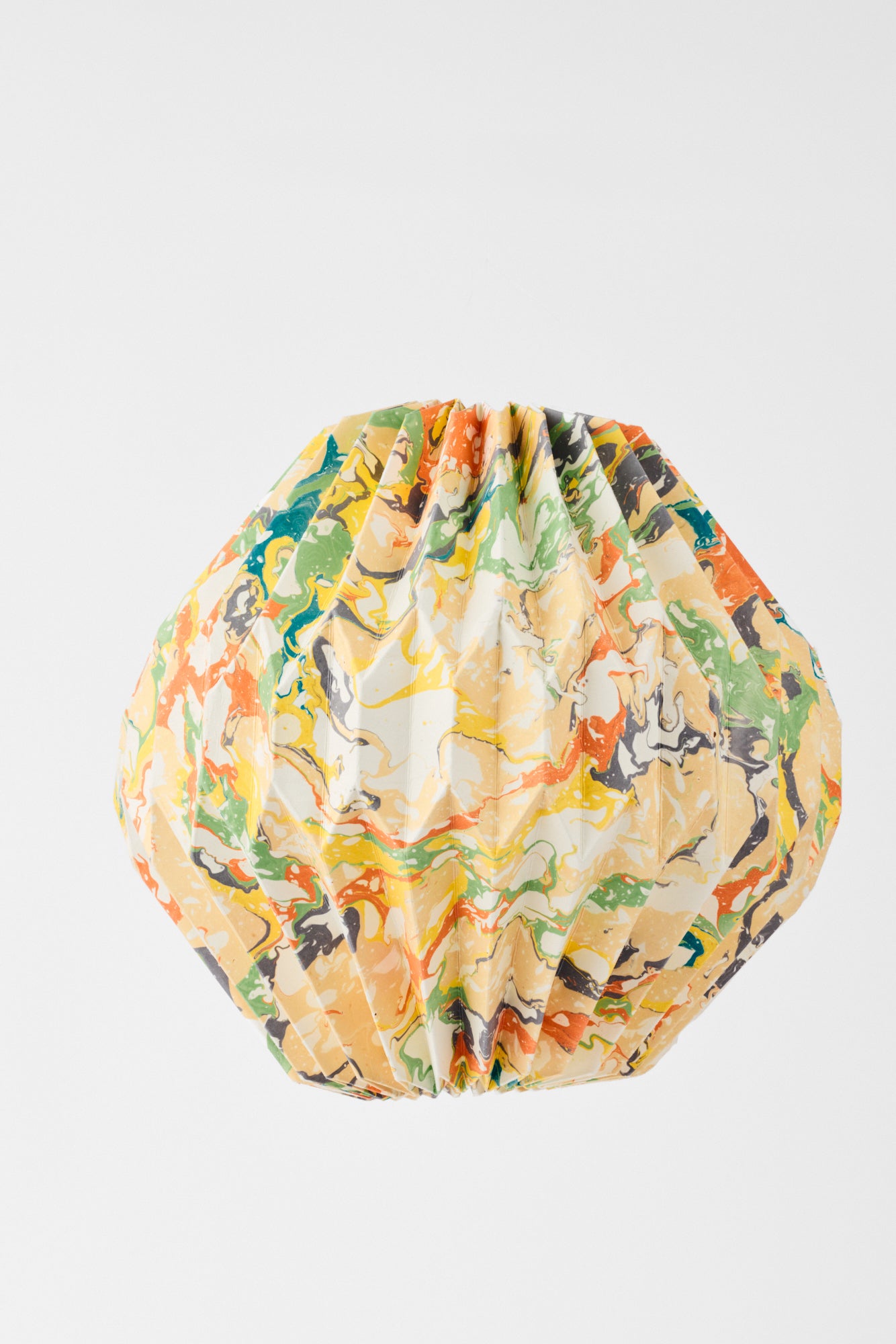 CRAYON MARBLED PAPER LANTERNS