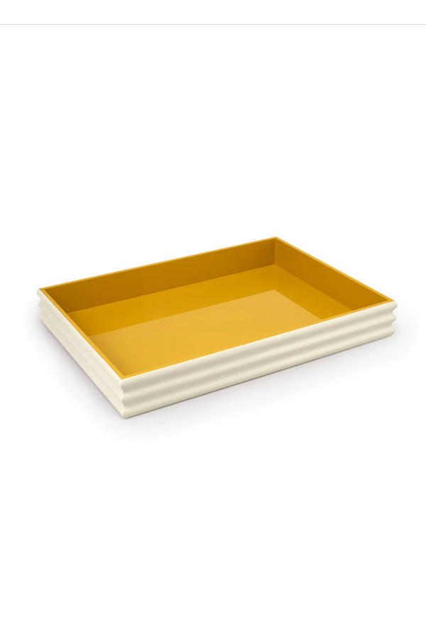 LARGE MIMOSA LACQUER WIGGLE TRAY
