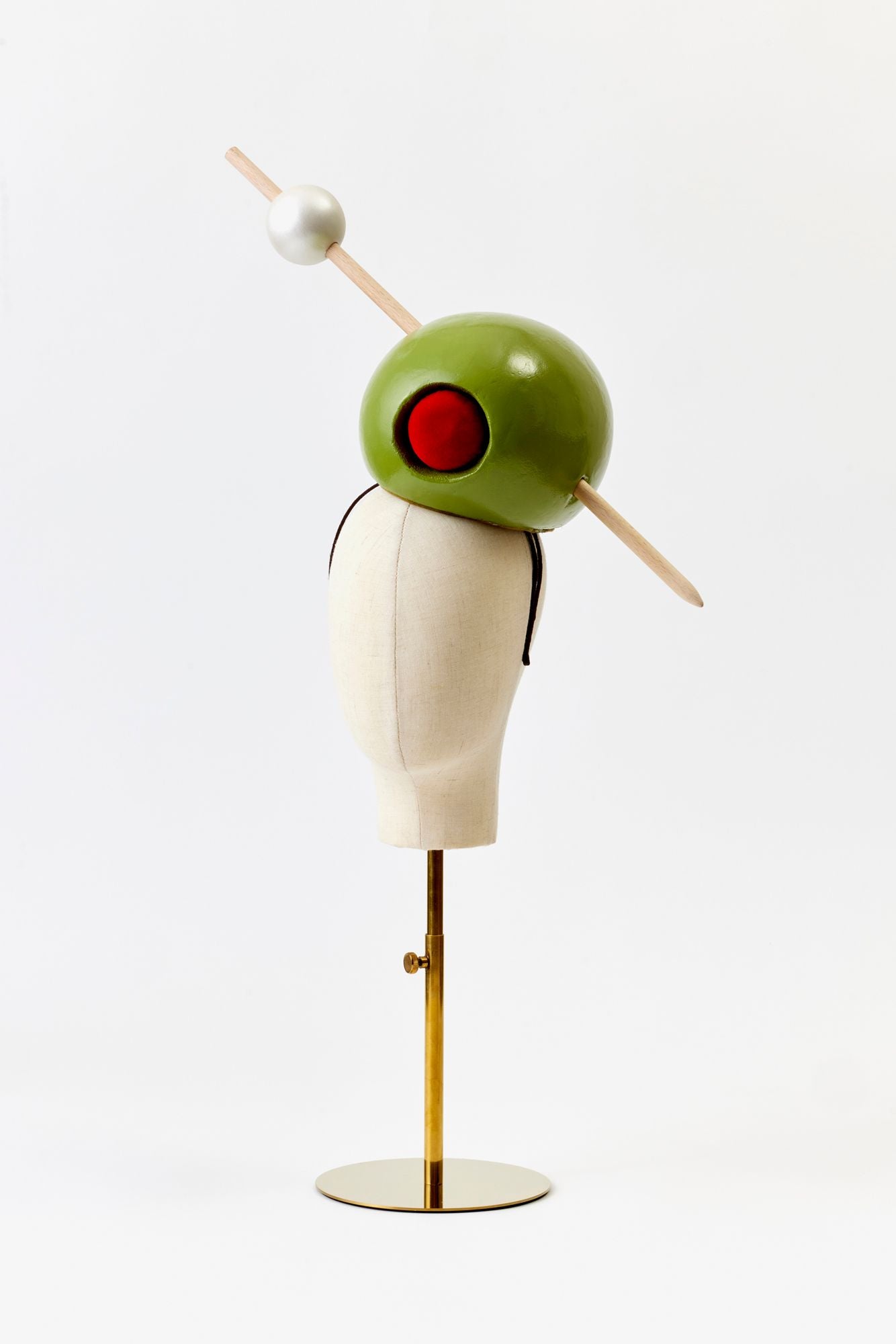 COCKTAIL OLIVE HEADBAND.