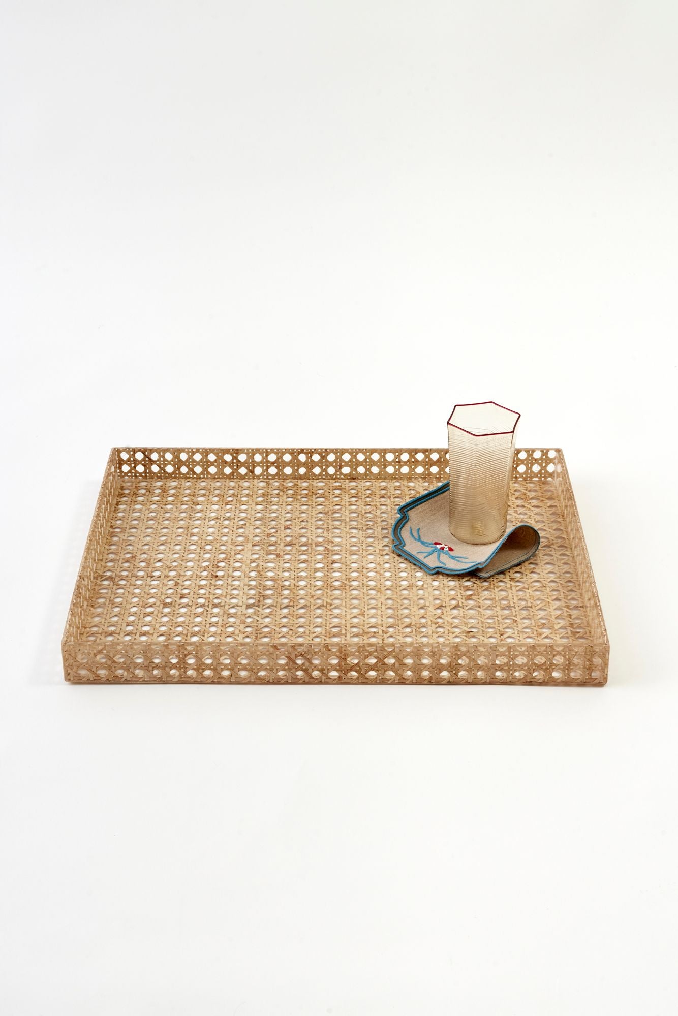 ACRYLIC CANNAGE SERVING TRAY.