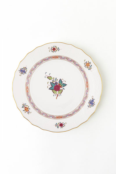 HEREND CHINESE BOUQUET MULTI DINNER PLATE