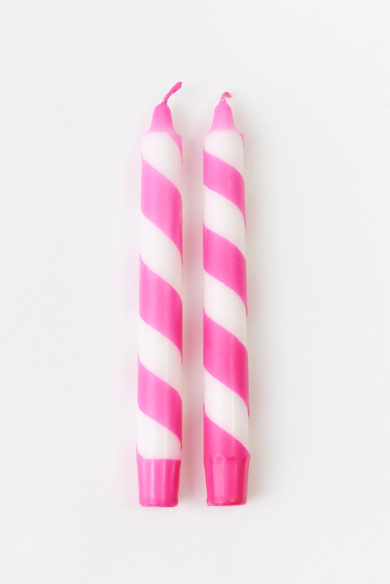 SET OF 2 CAROUSEL TAPERS.