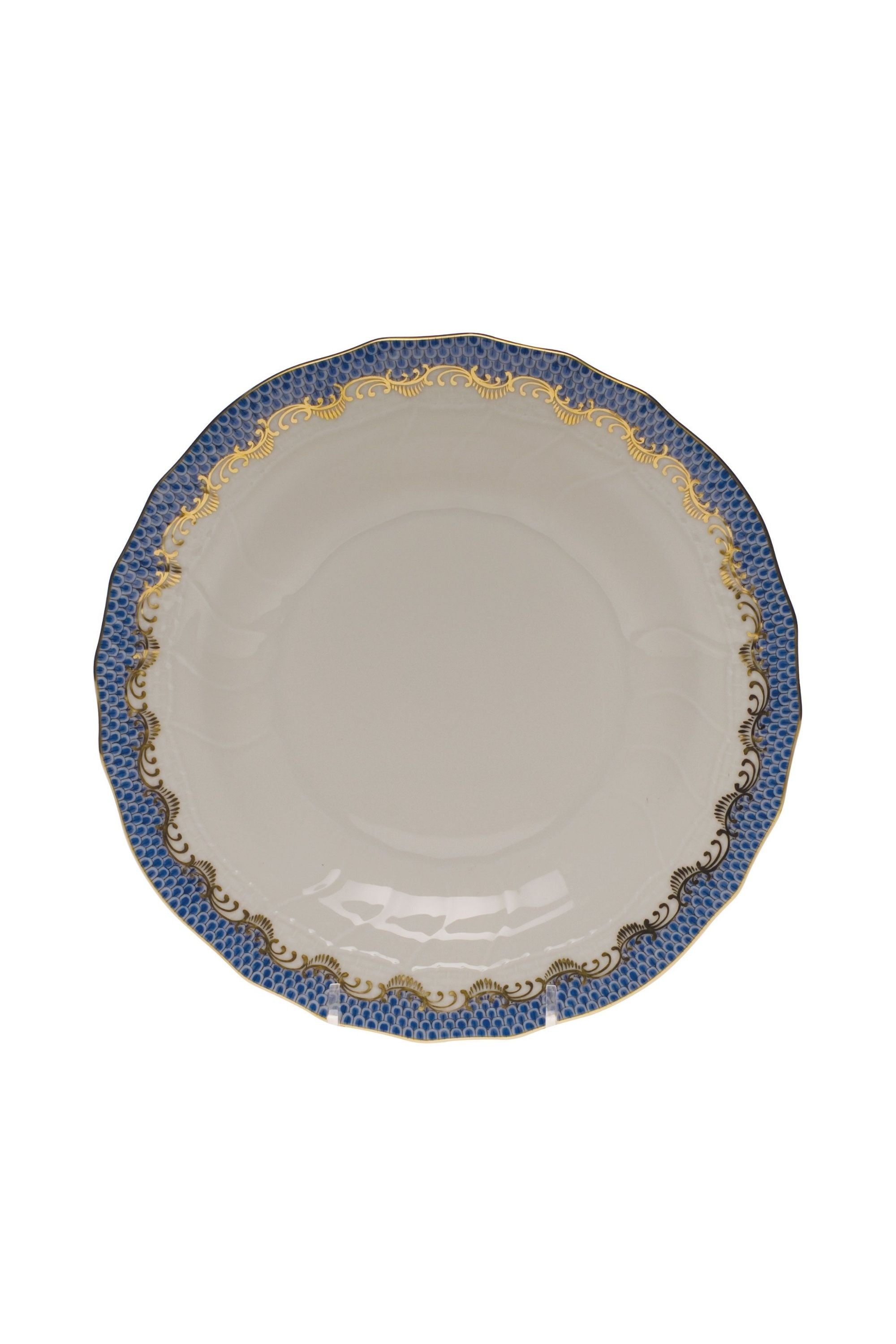 FISH SCALE BLUE DINNERWARE