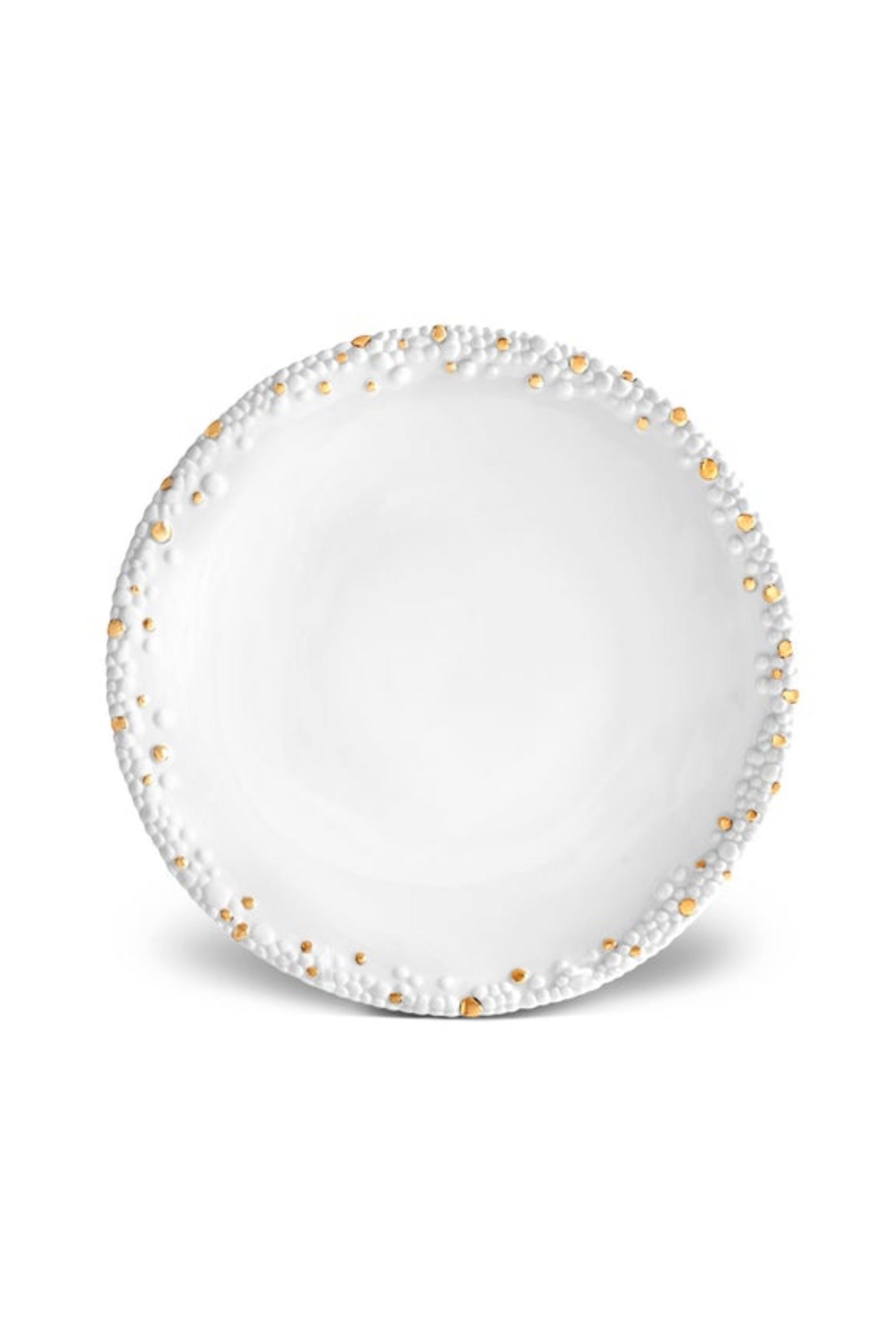 HAAS MOJAVE WHITE AND GOLD DINNERWARE