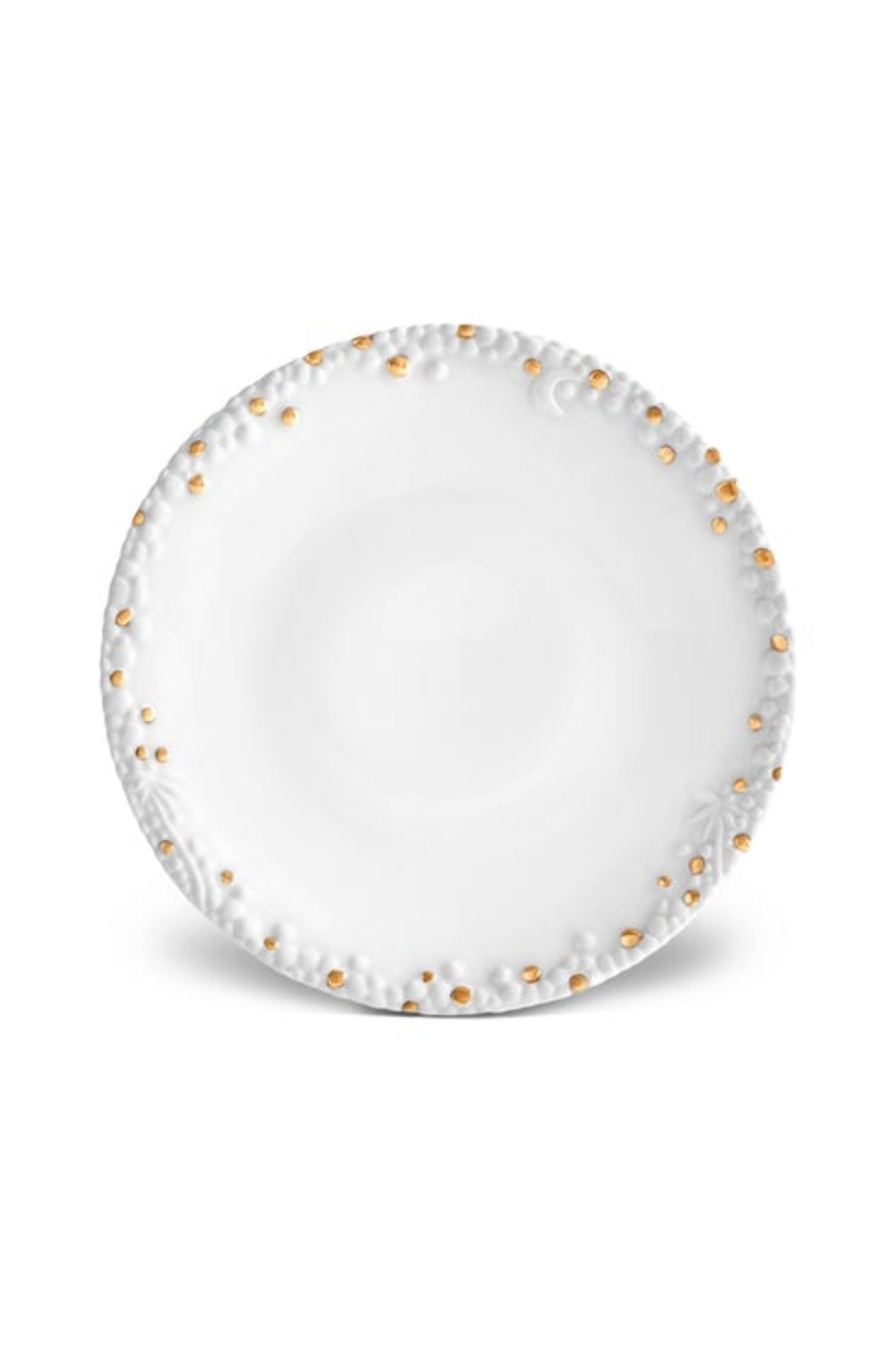 HAAS MOJAVE WHITE AND GOLD DINNERWARE