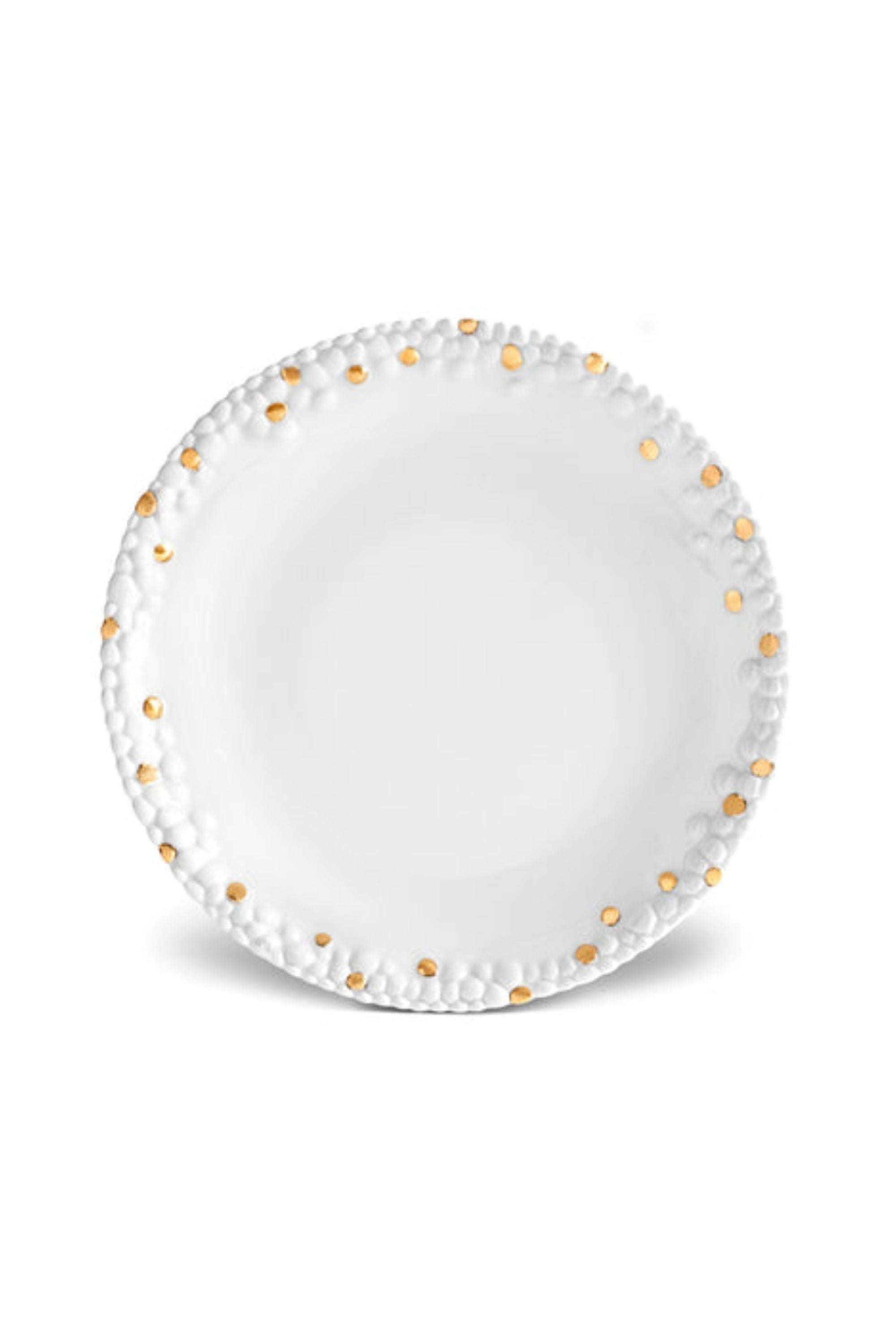 HAAS MOJAVE WHITE AND GOLD DINNERWARE