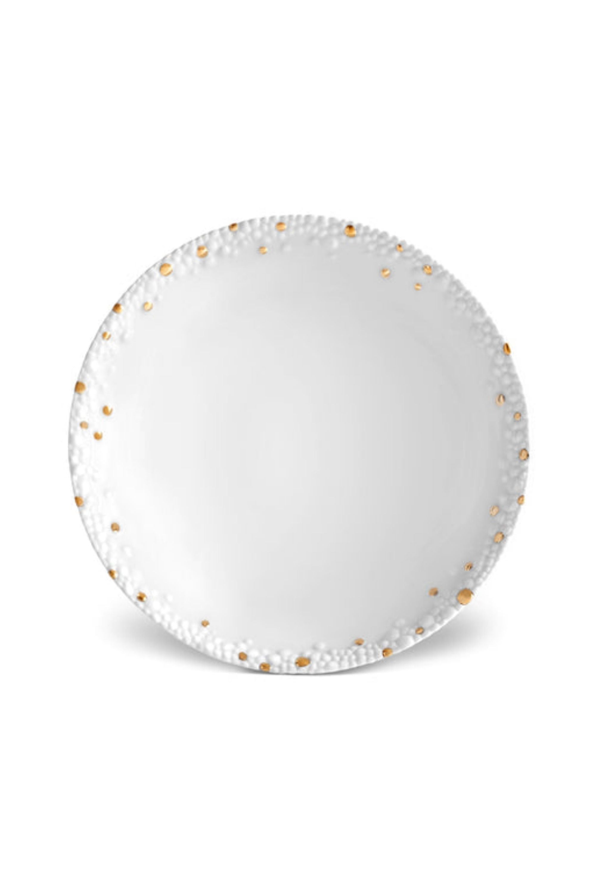 HAAS MOJAVE WHITE AND GOLD DINNERWARE