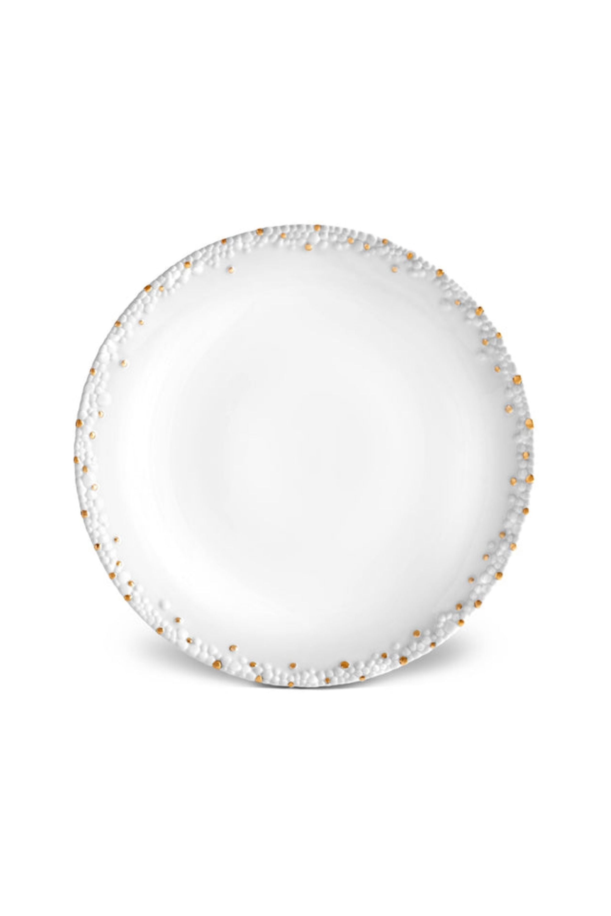 HAAS MOJAVE WHITE AND GOLD DINNERWARE