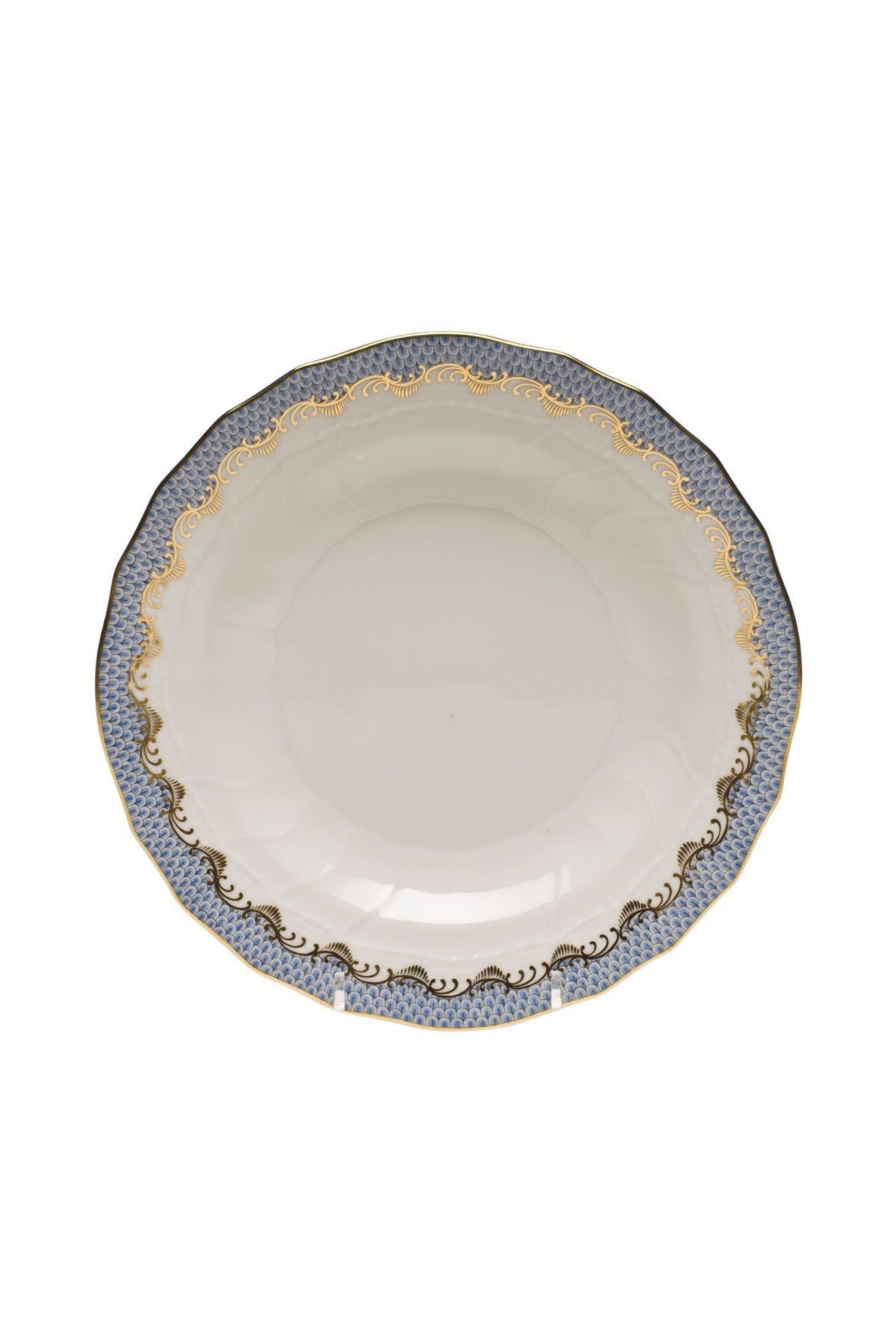 FISH SCALE LIGHT BLUE DINNERWARE