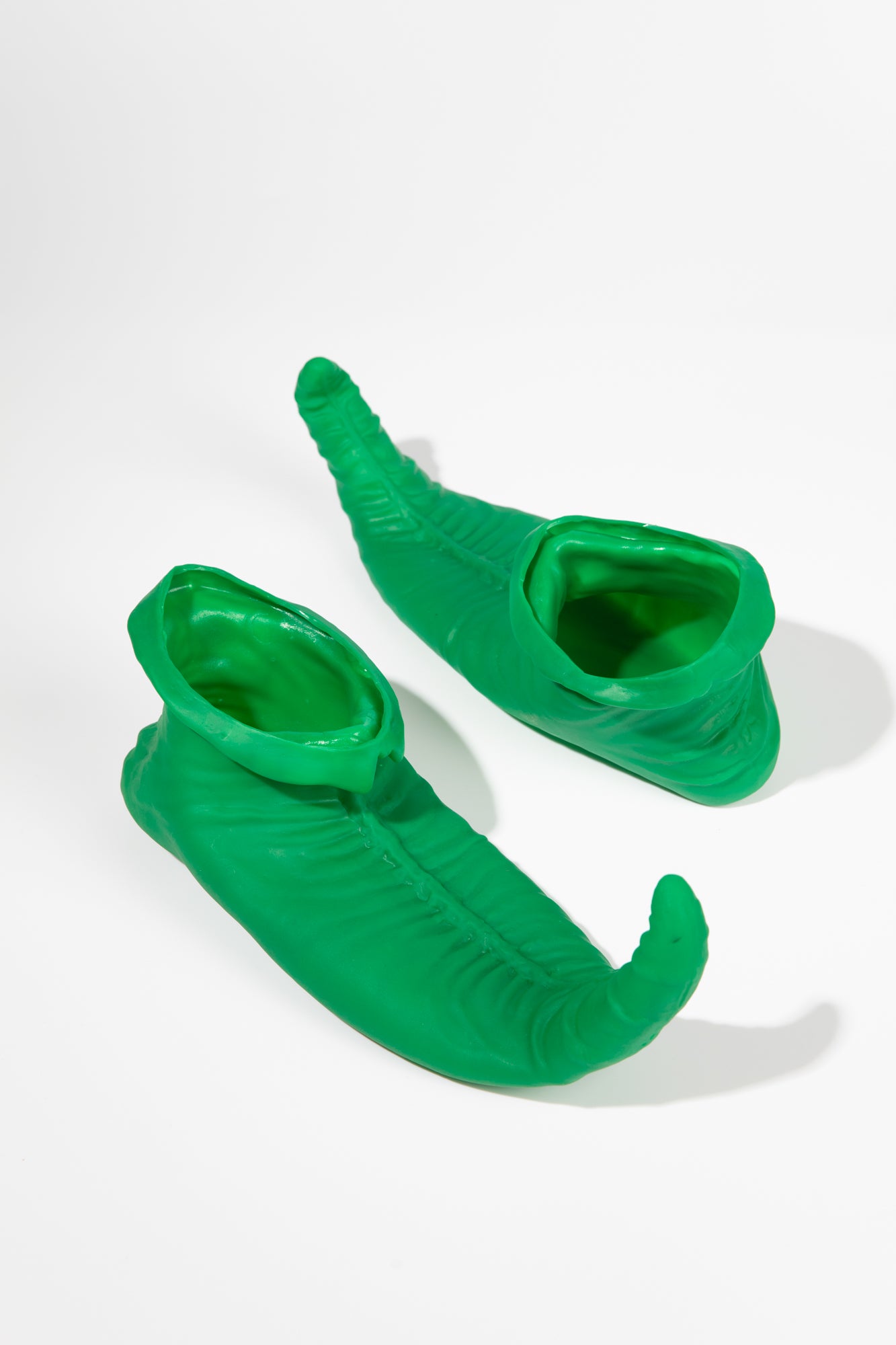 PAIR OF ELF SHOES AND COORDINATING ELF EARS