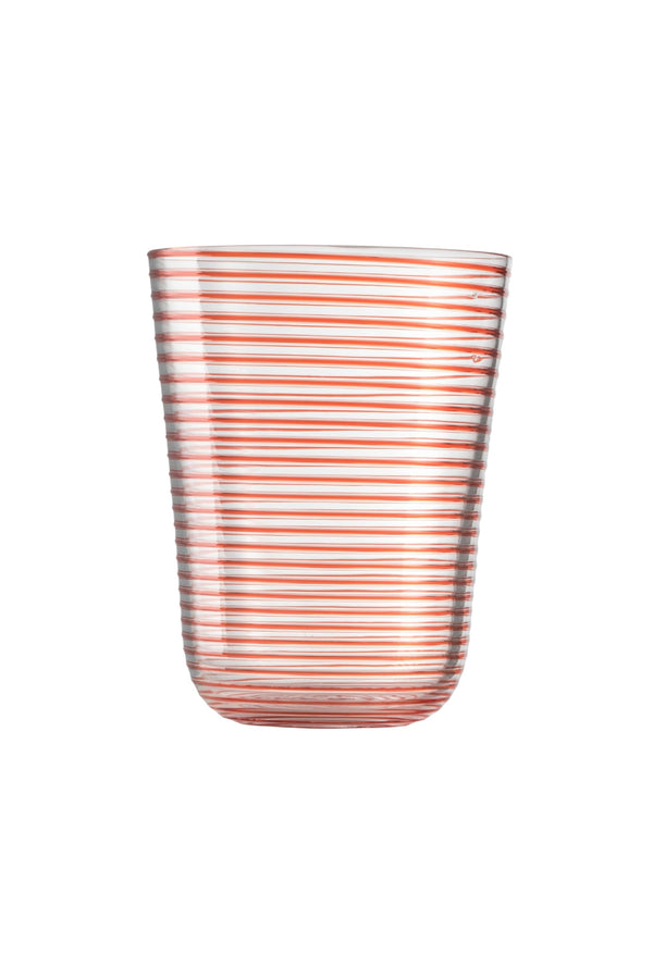 RED STRIPED TUMBLER