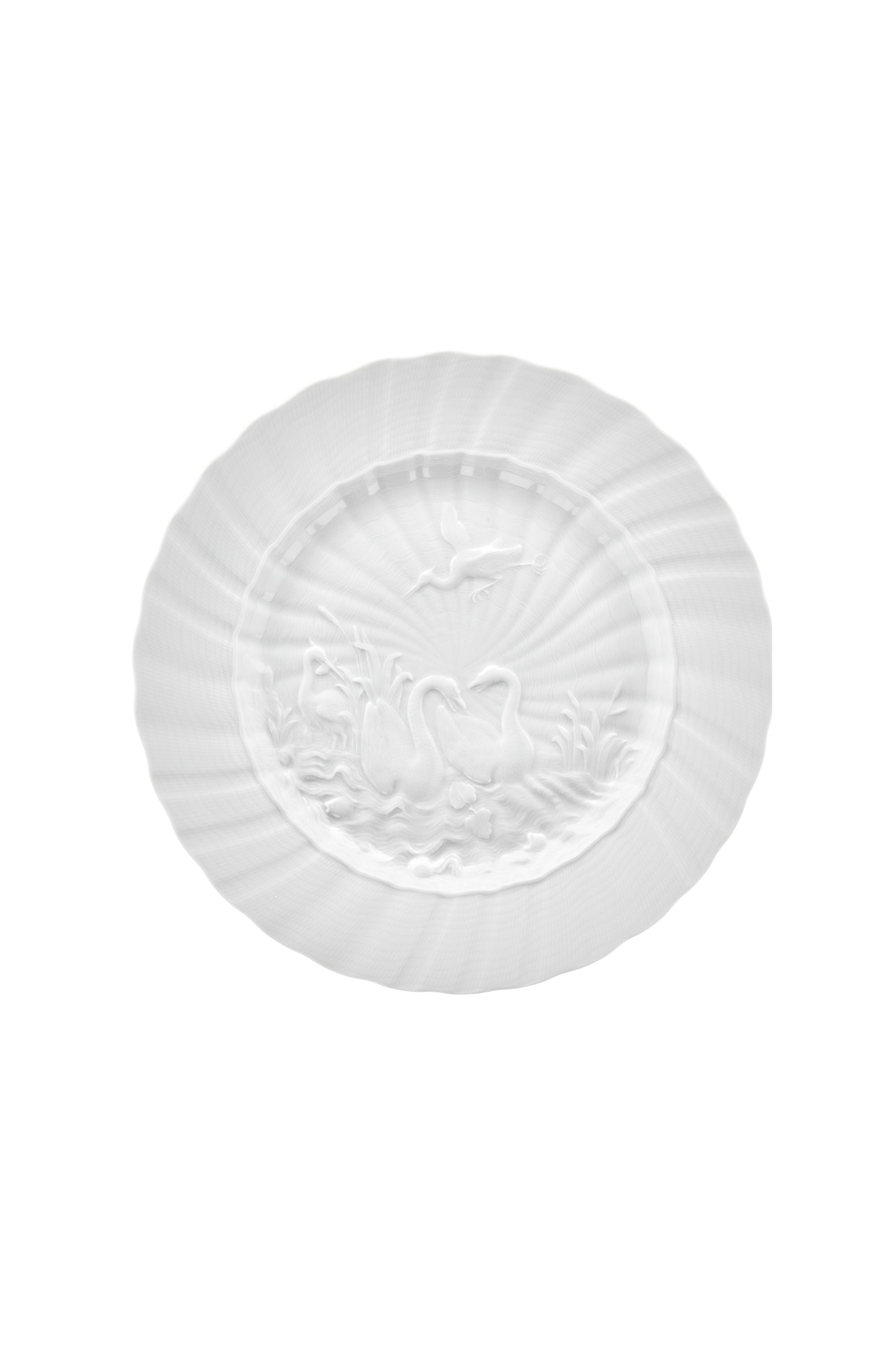 SWAN SERVICE WHITE DINNERWARE