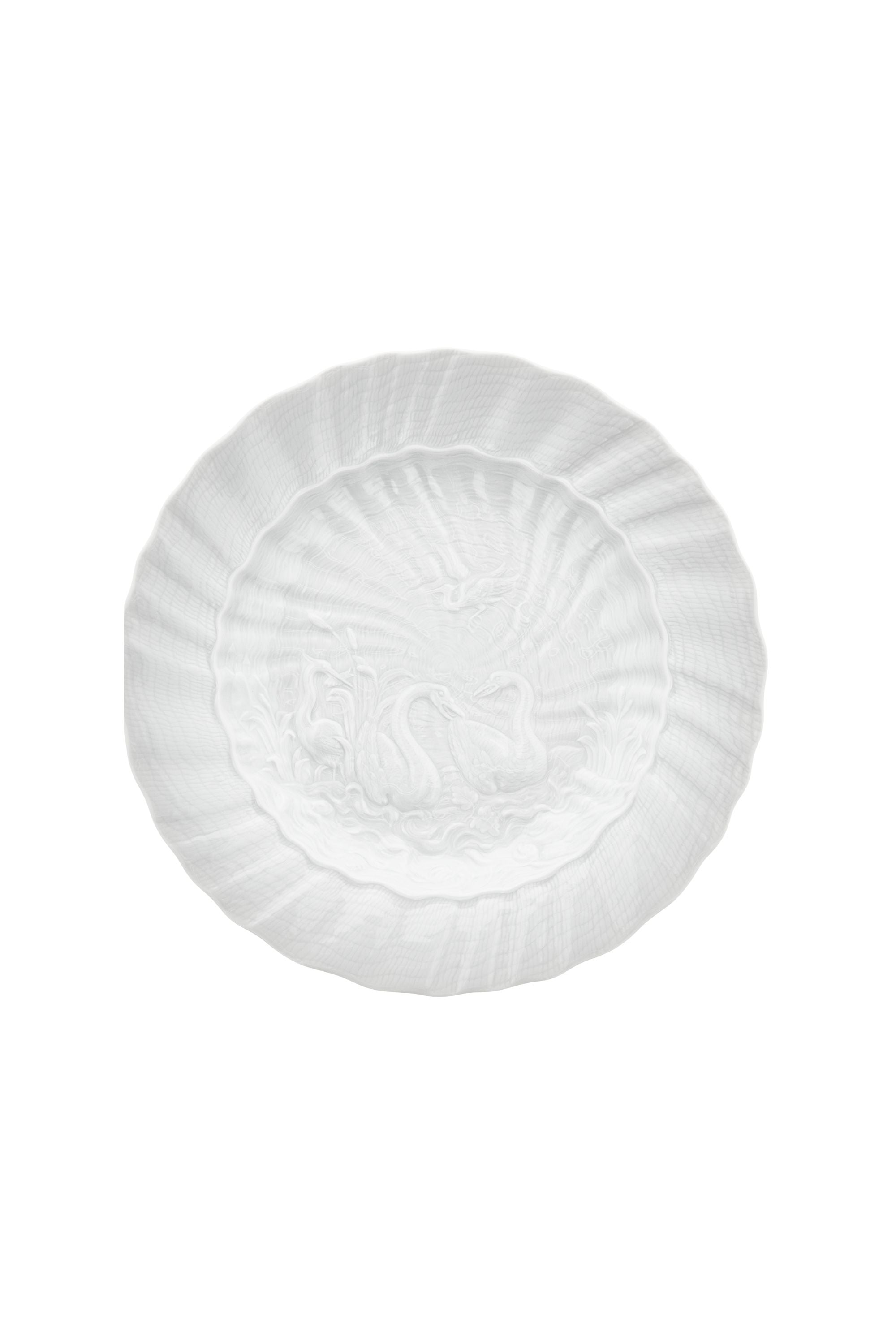 SWAN SERVICE WHITE DINNERWARE