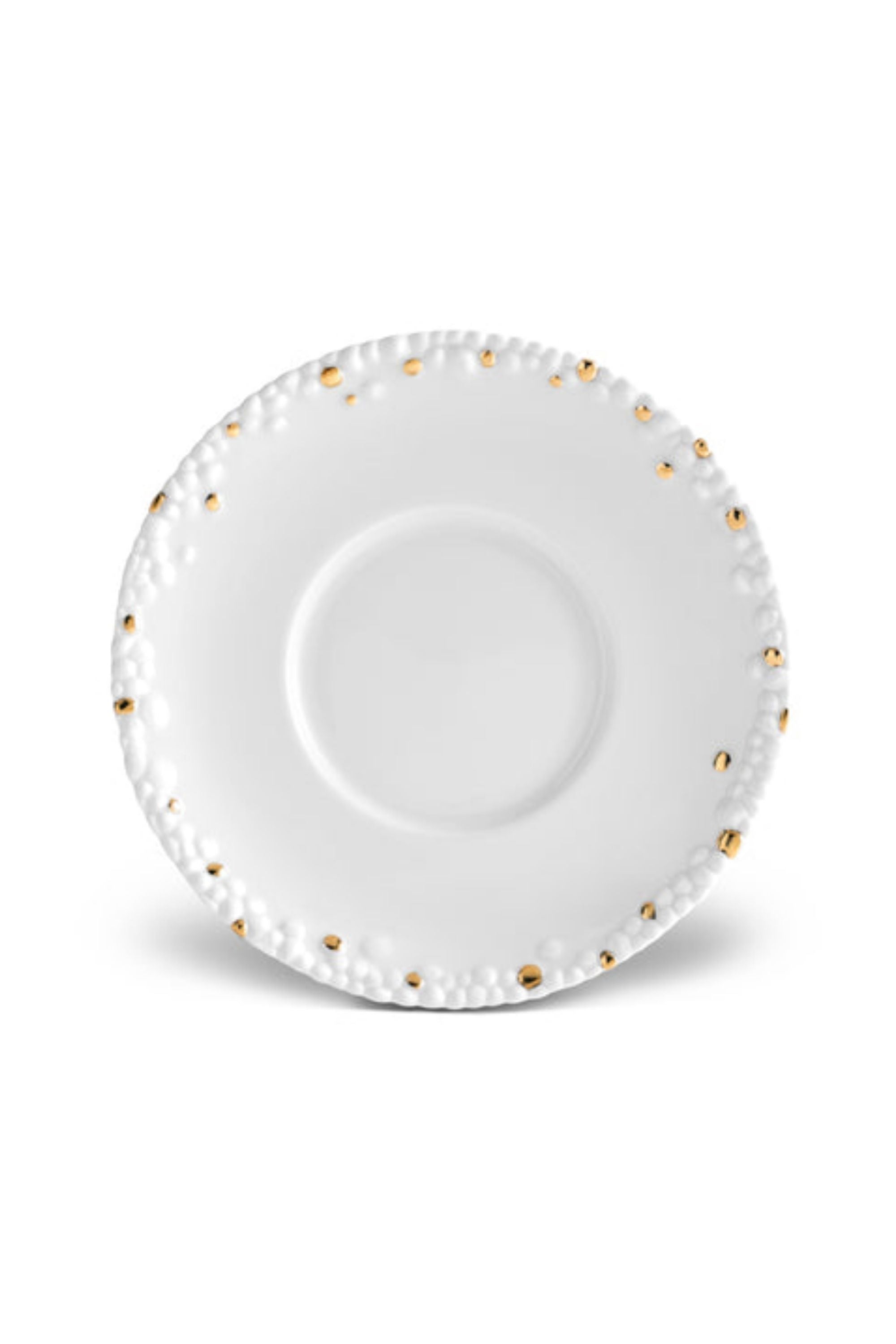 HAAS MOJAVE WHITE AND GOLD DINNERWARE