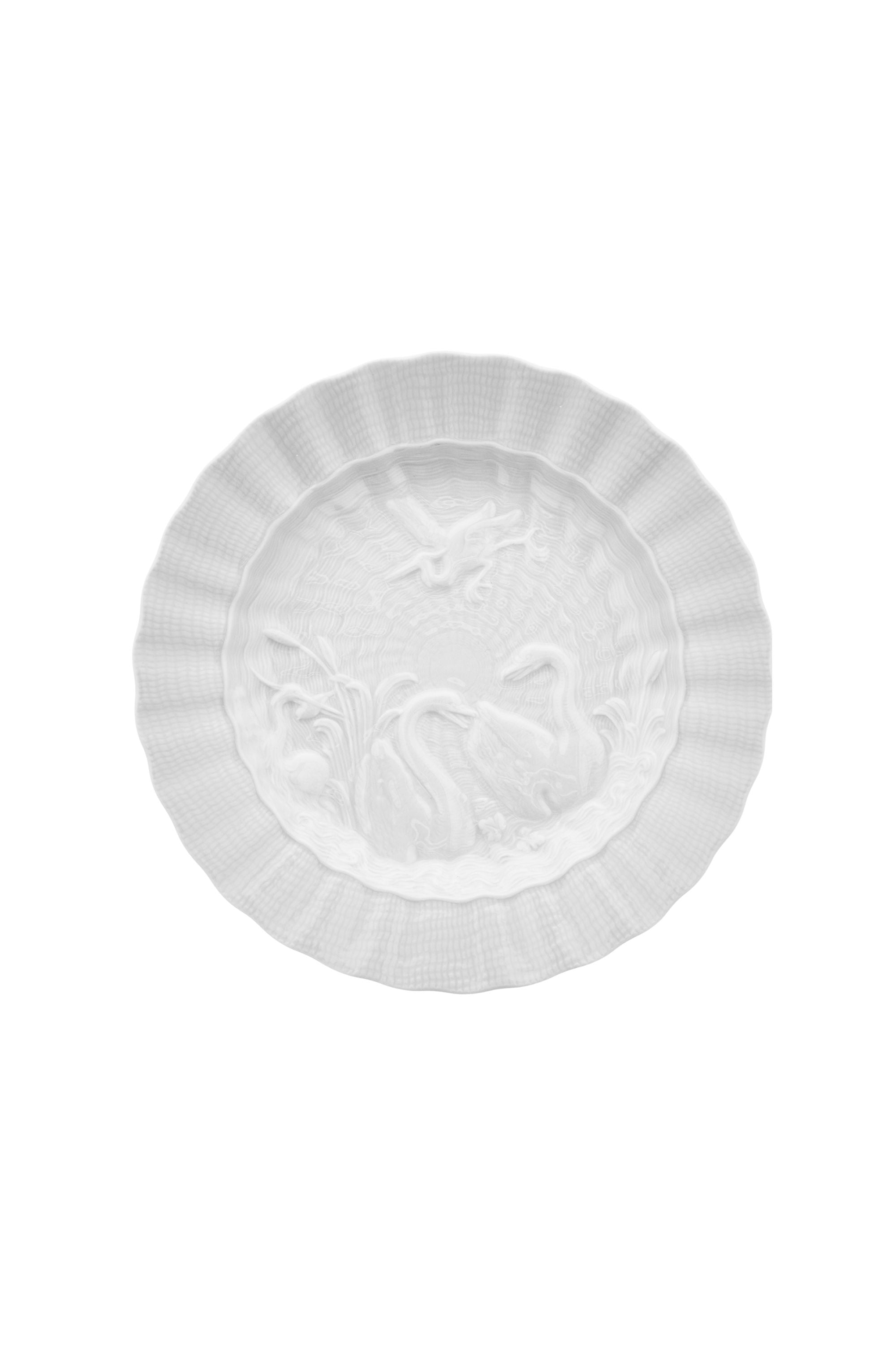 SWAN SERVICE WHITE DINNERWARE