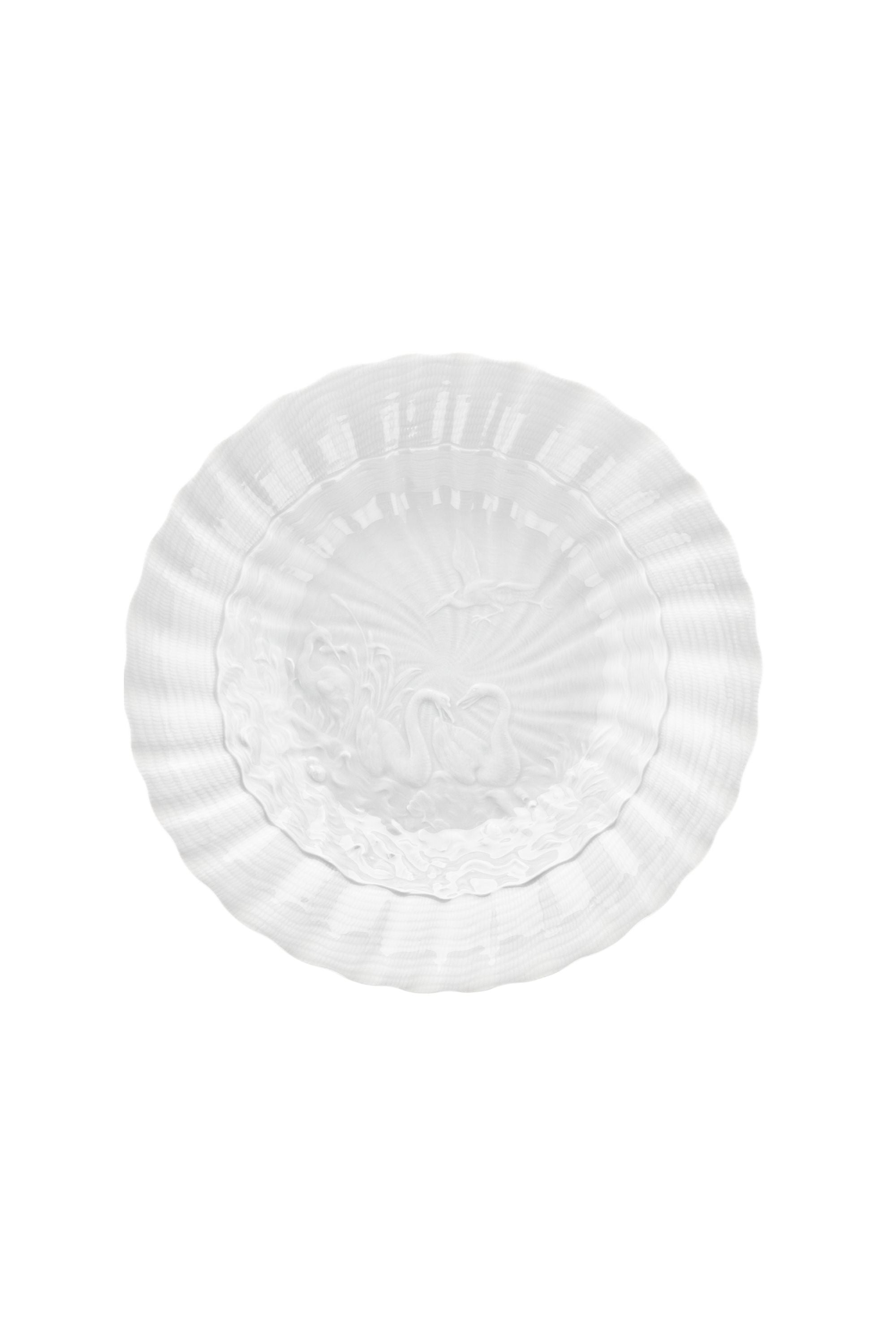 SWAN SERVICE WHITE DINNERWARE