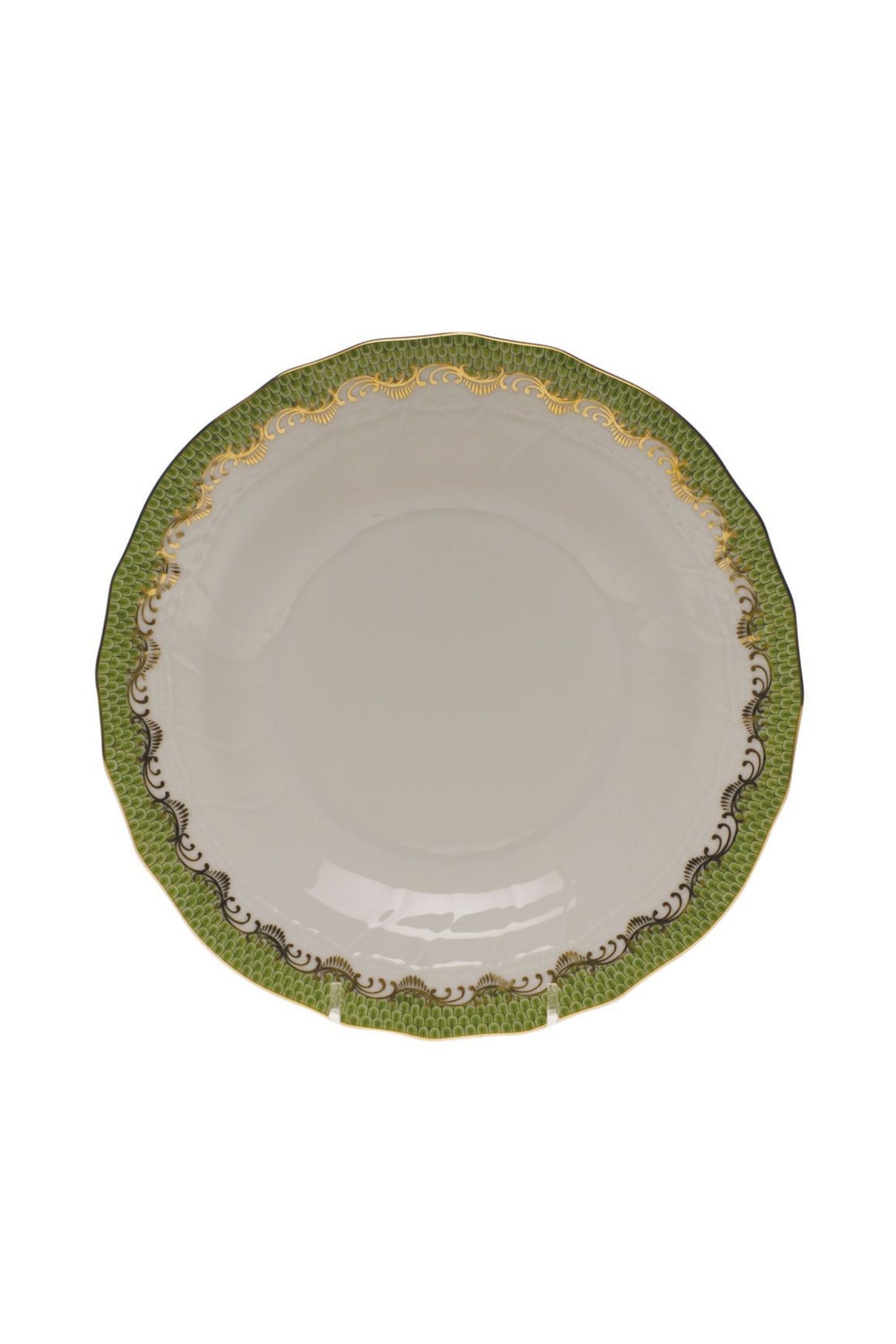 FISH SCALE EVERGREEN DINNERWARE