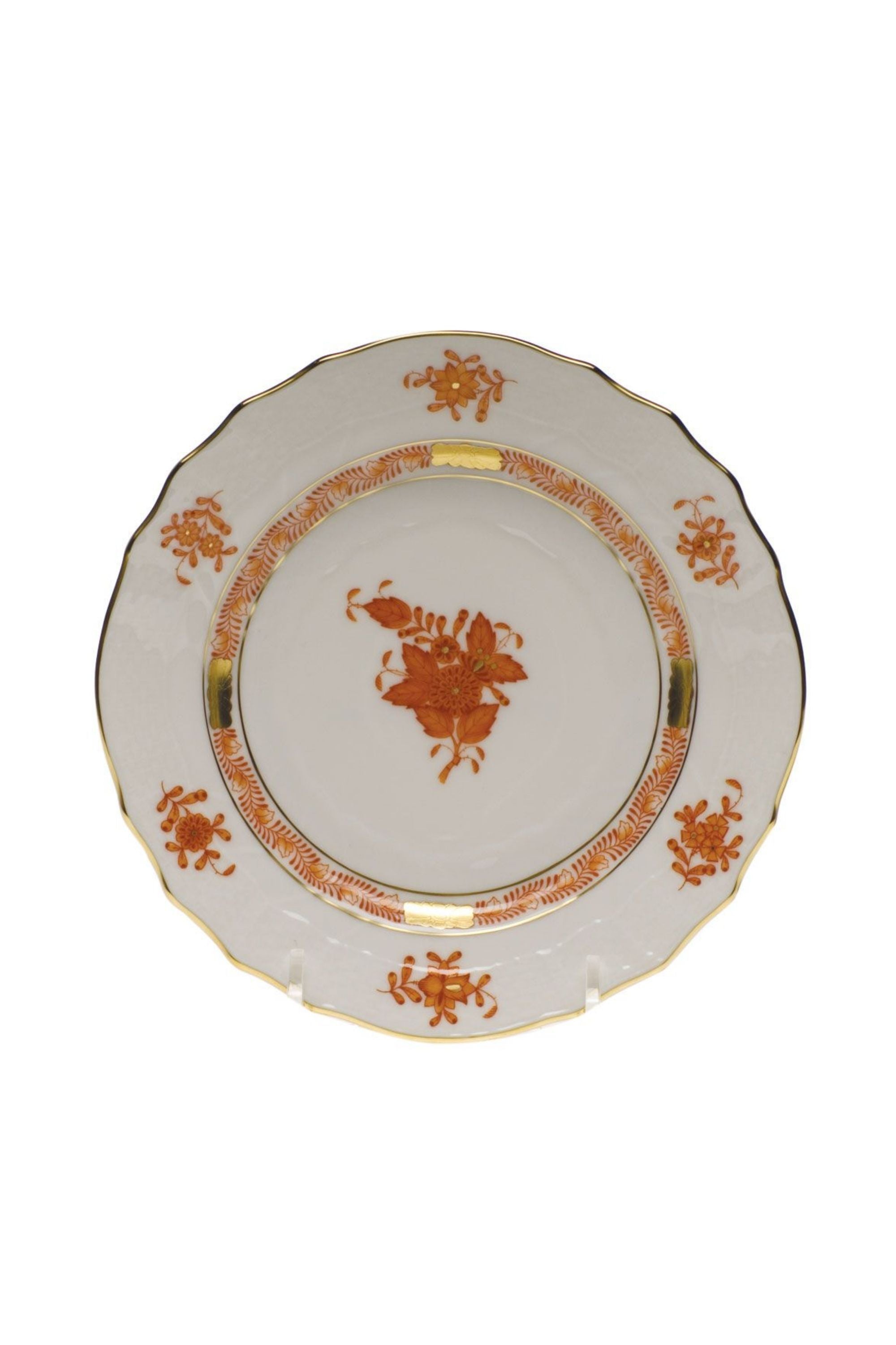 CHINESE BOUQUET RUST DINNERWARE