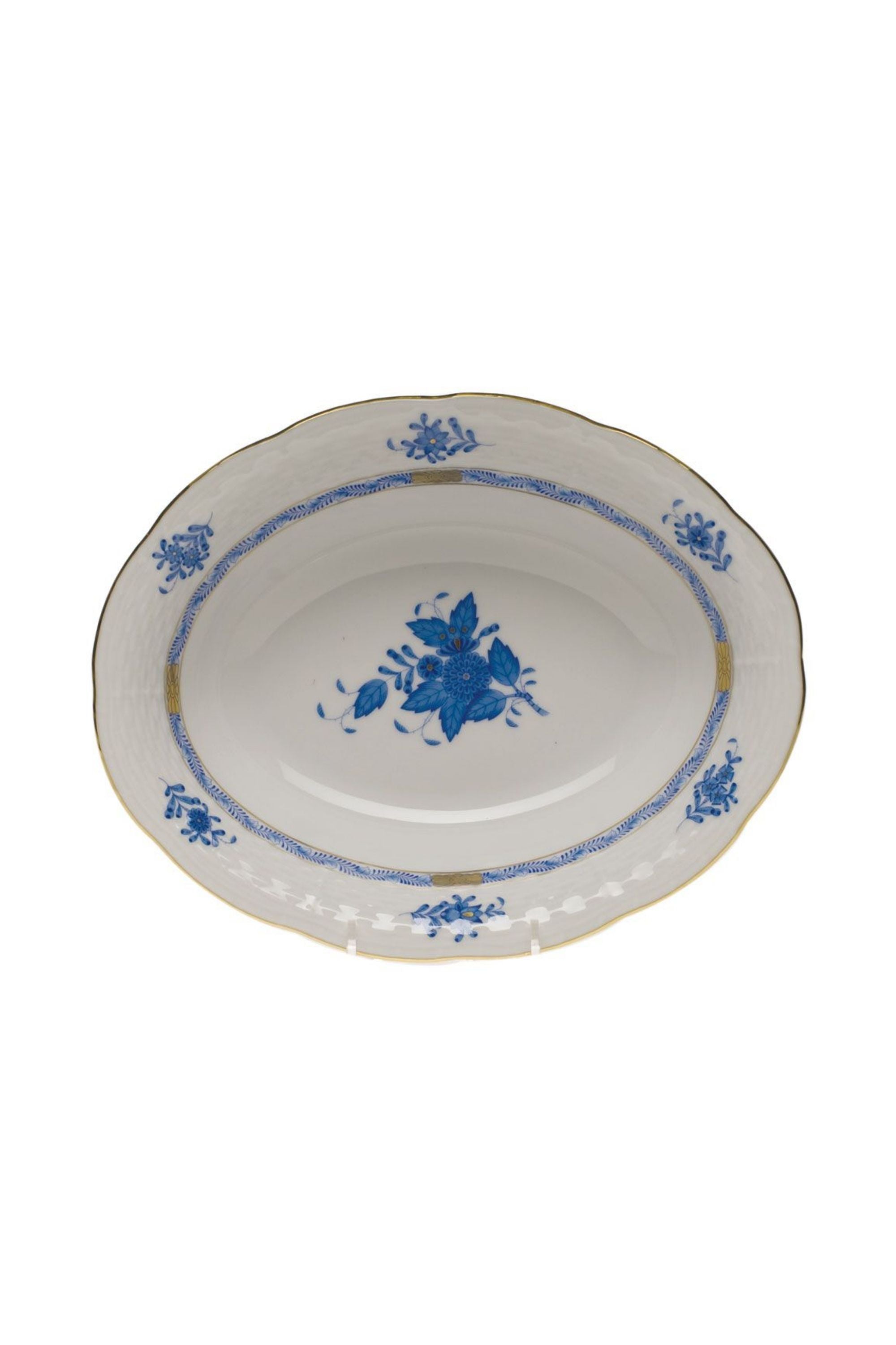 CHINESE BOUQUET BLUE SERVING