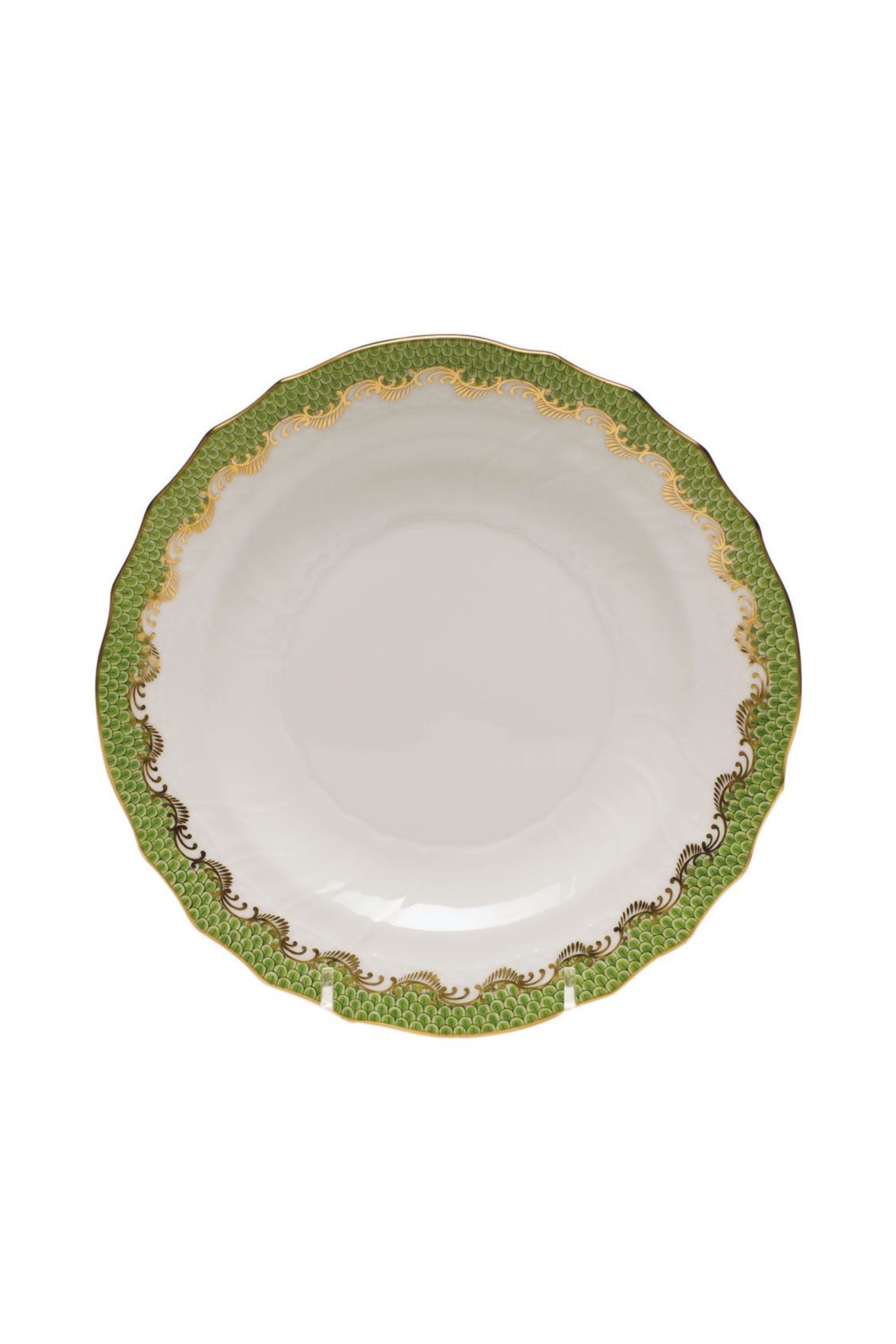 FISH SCALE EVERGREEN DINNERWARE