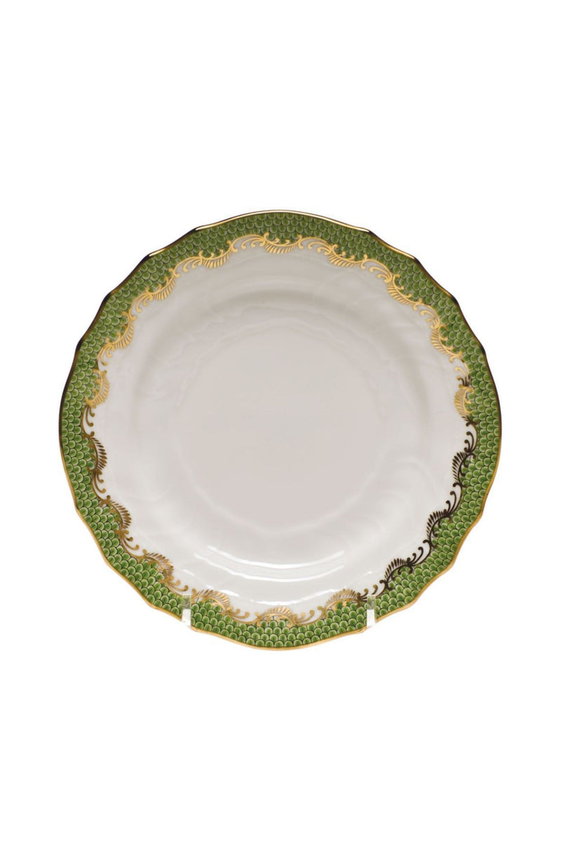 FISH SCALE EVERGREEN DINNERWARE