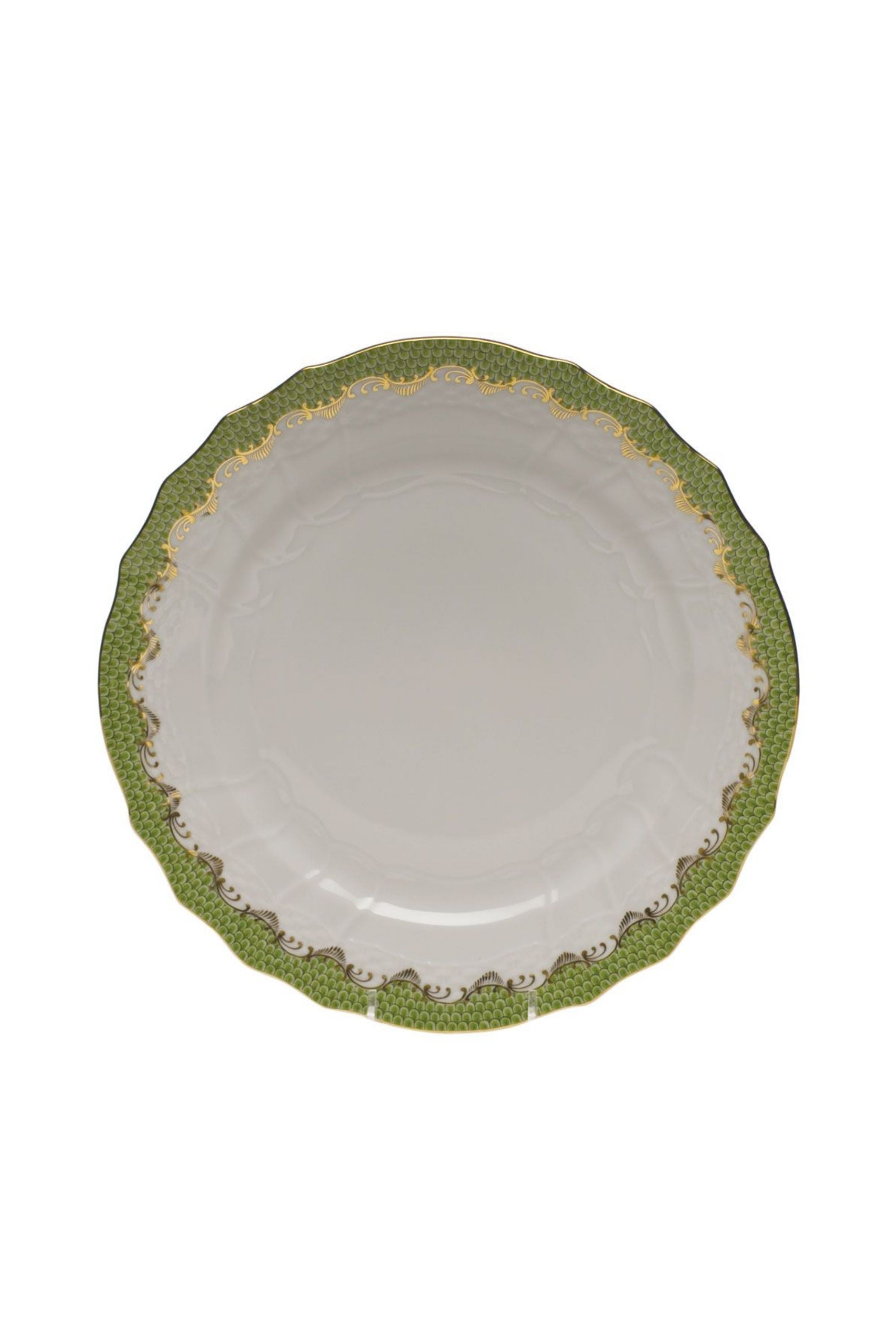 FISH SCALE EVERGREEN DINNERWARE