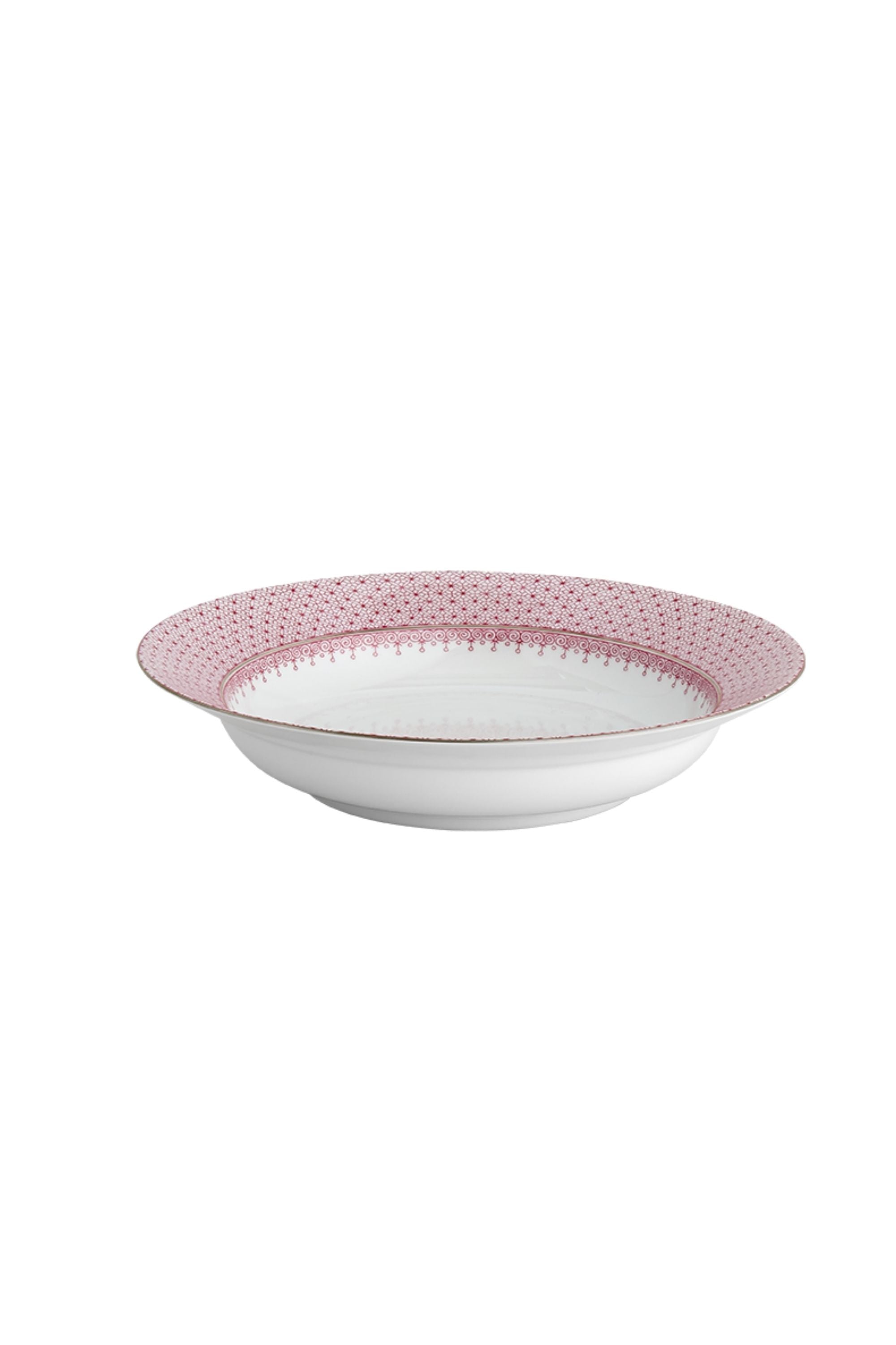 PINK LACE DINNERWARE