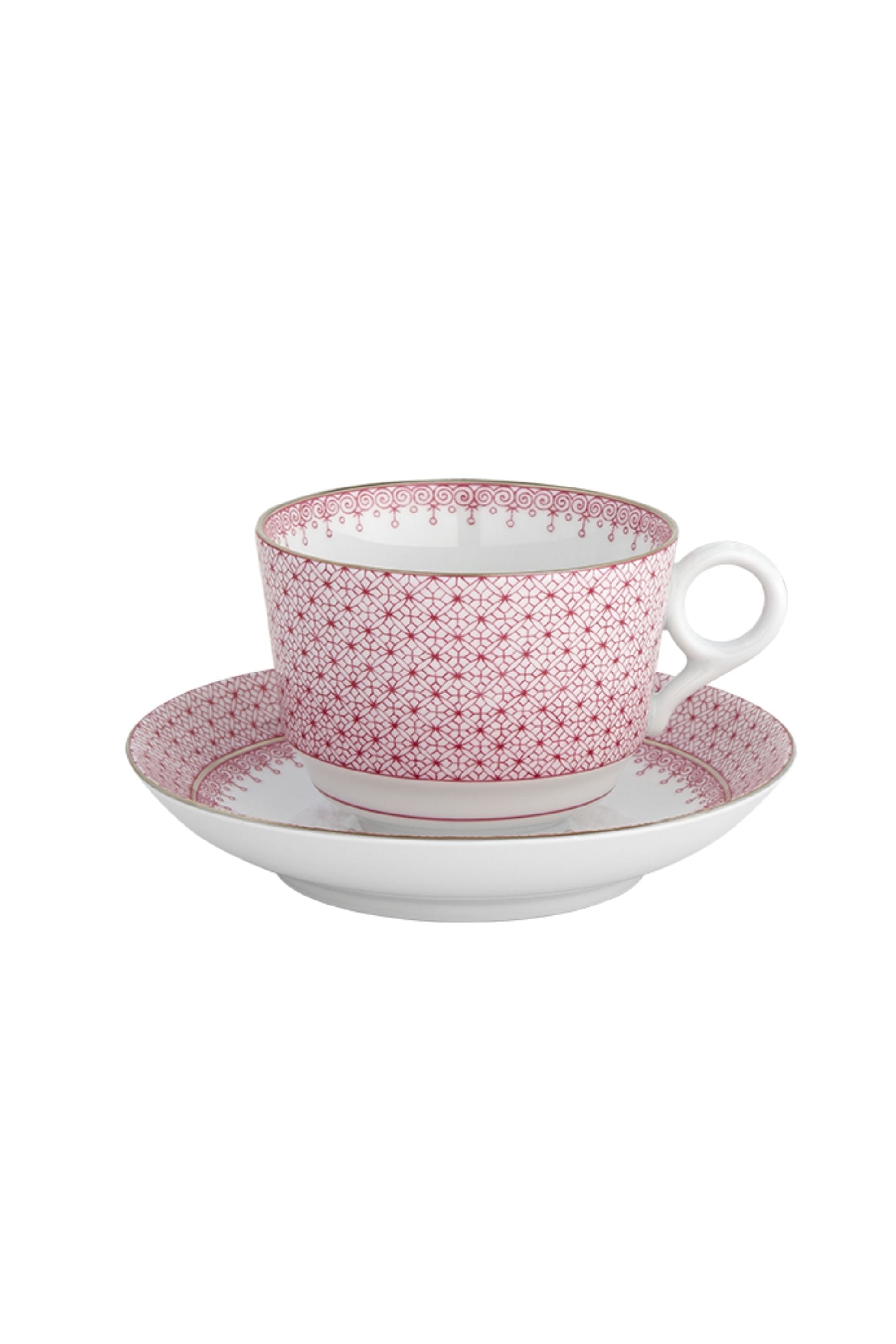 PINK LACE DINNERWARE