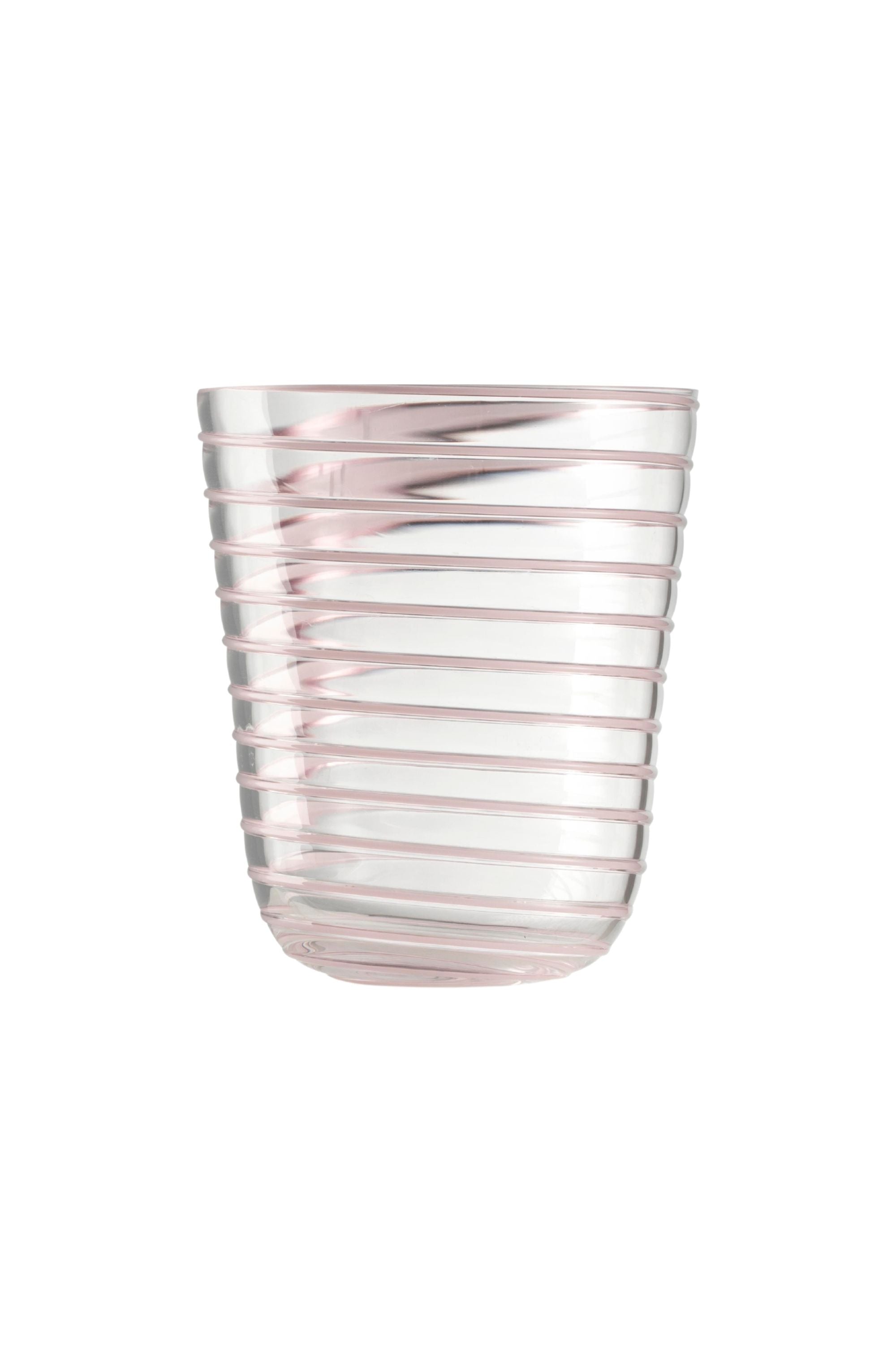 MAUVE STRIPED TUMBLER