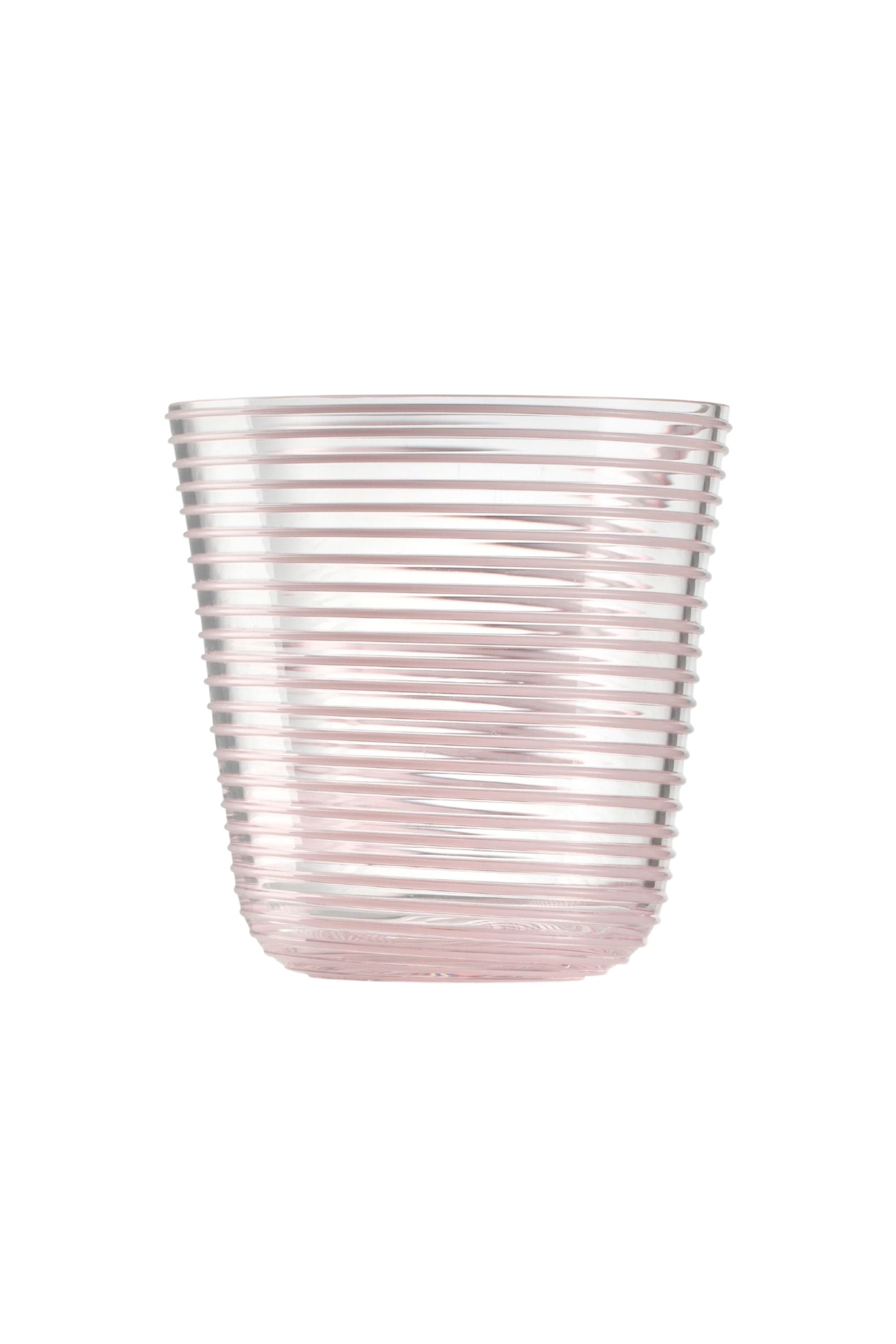 MAUVE STRIPED TUMBLER