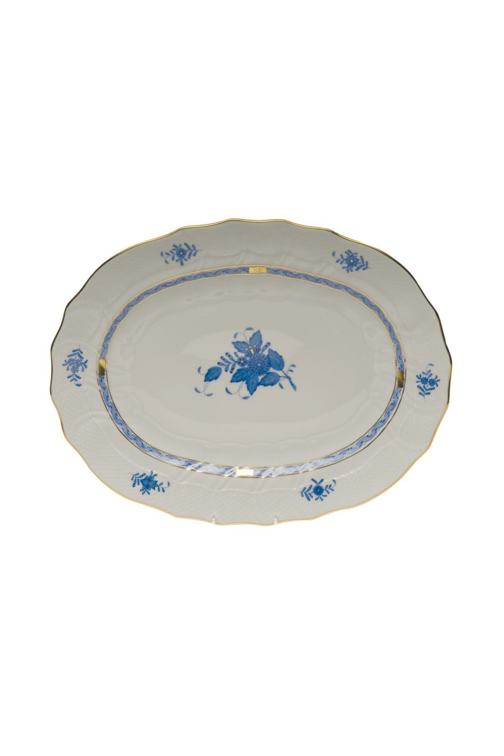 CHINESE BOUQUET BLUE SERVING