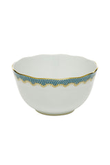 FISH SCALE TURQUOISE SERVING
