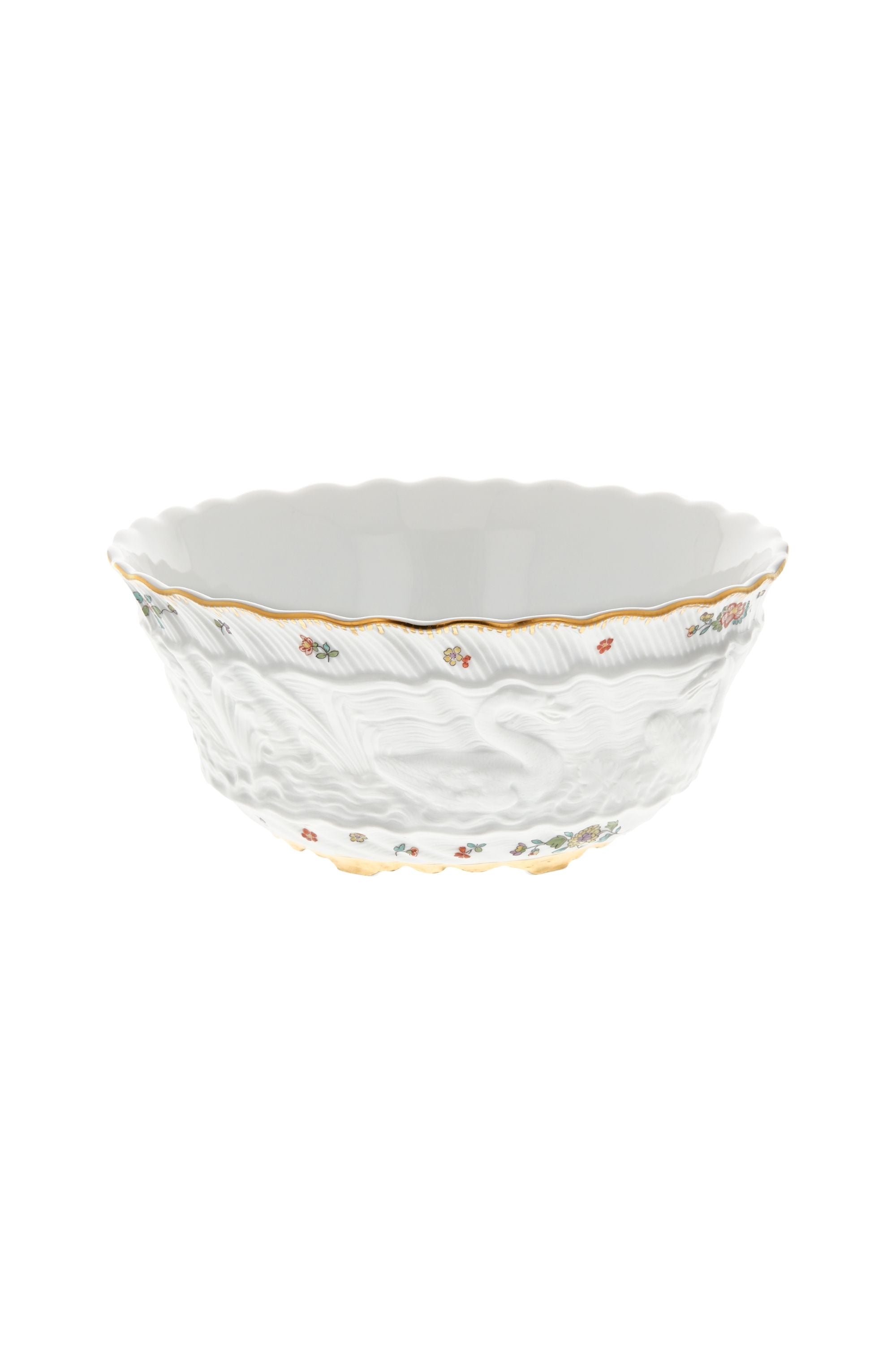 SWAN SERVICE INDIAN FLOWER BRANCHES DINNERWARE