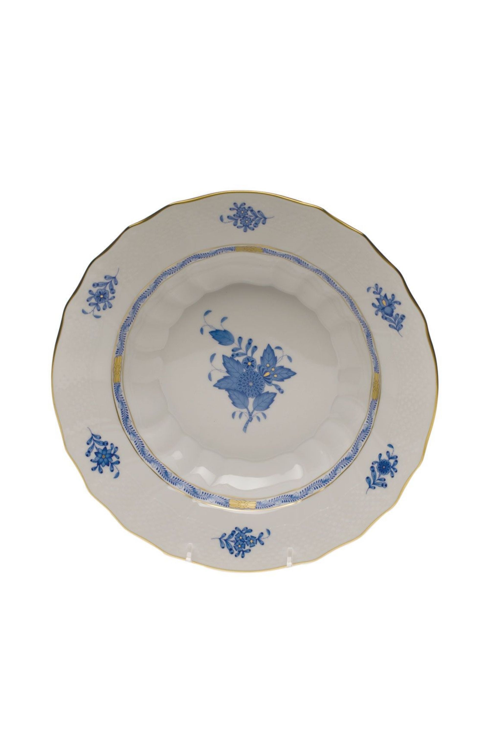 CHINESE BOUQUET BLUE DINNERWARE