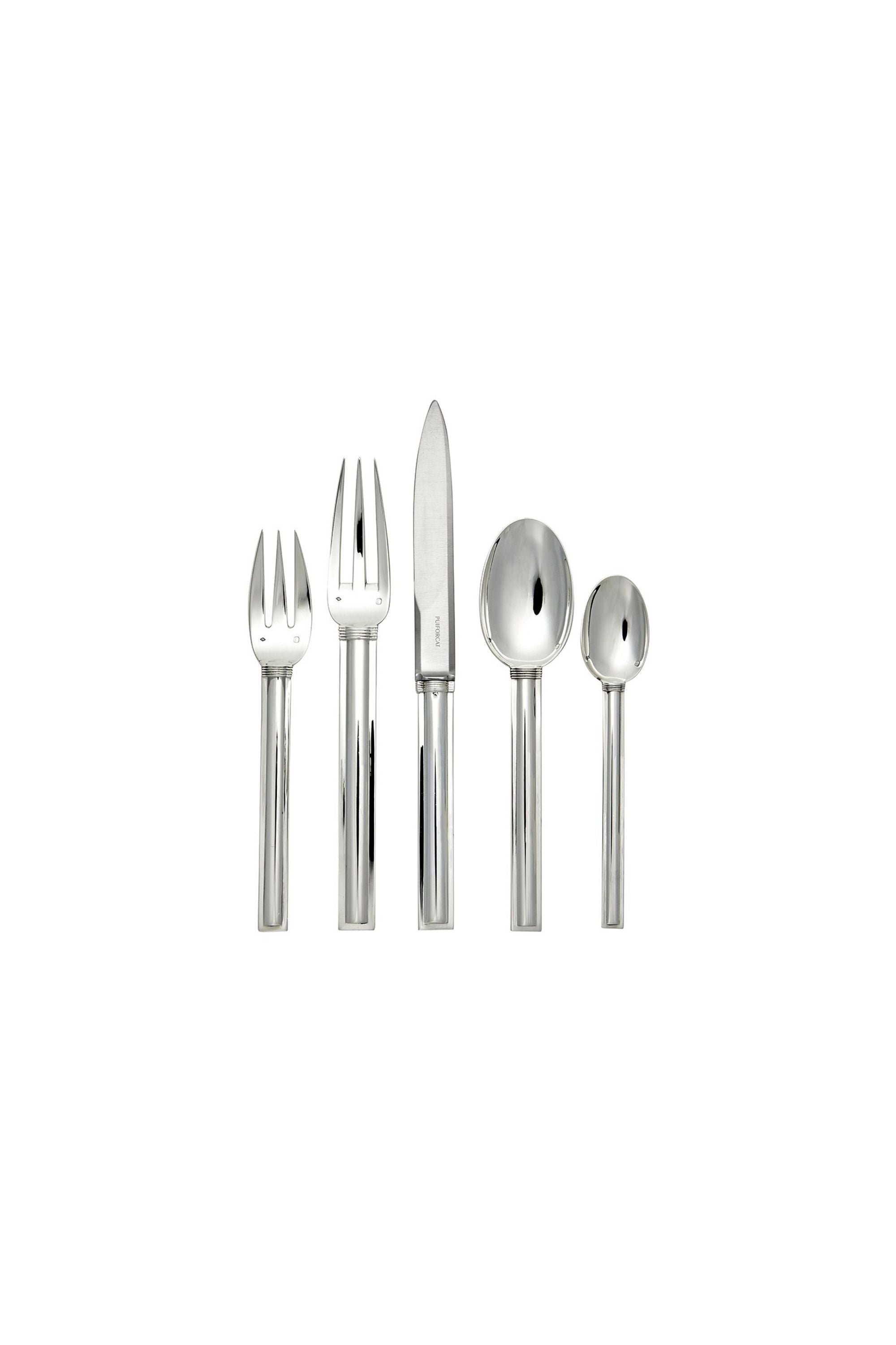 SET OF 5 CANNES STERLING FLATWARE