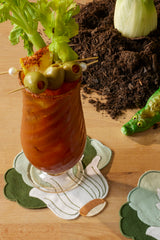CHARTREUSE TWIST BLOODY MARY GLASS