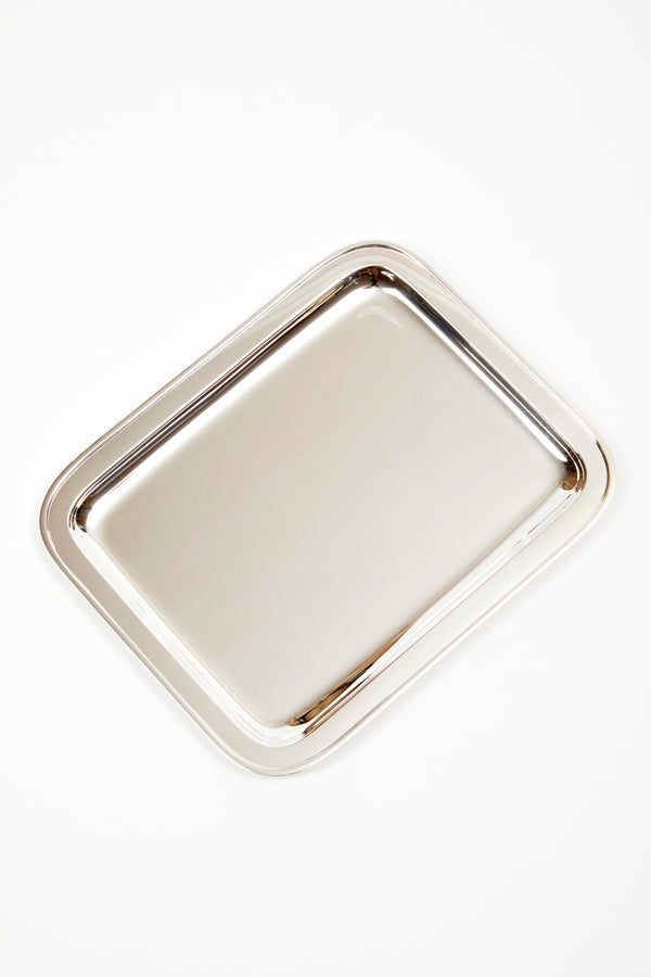 SILVER DRINKS TRAY