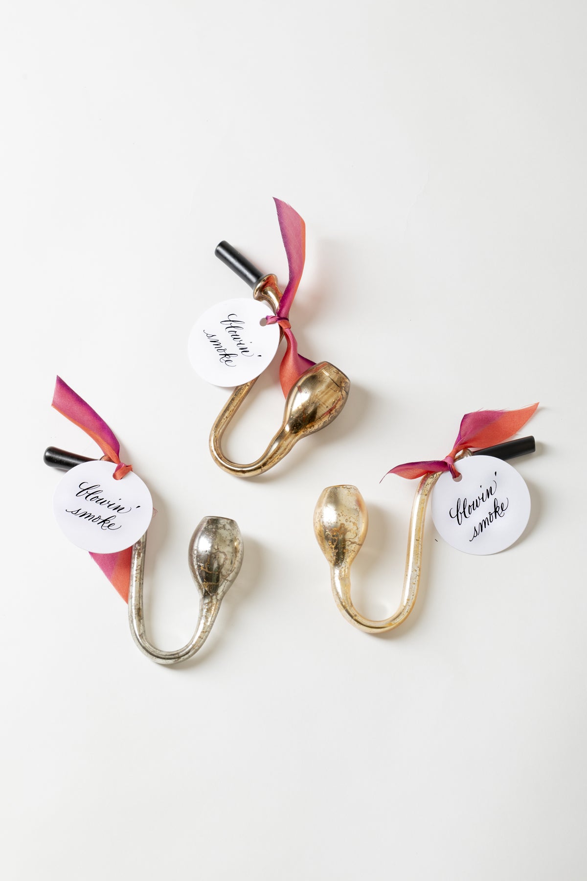 Pipe ornaments.