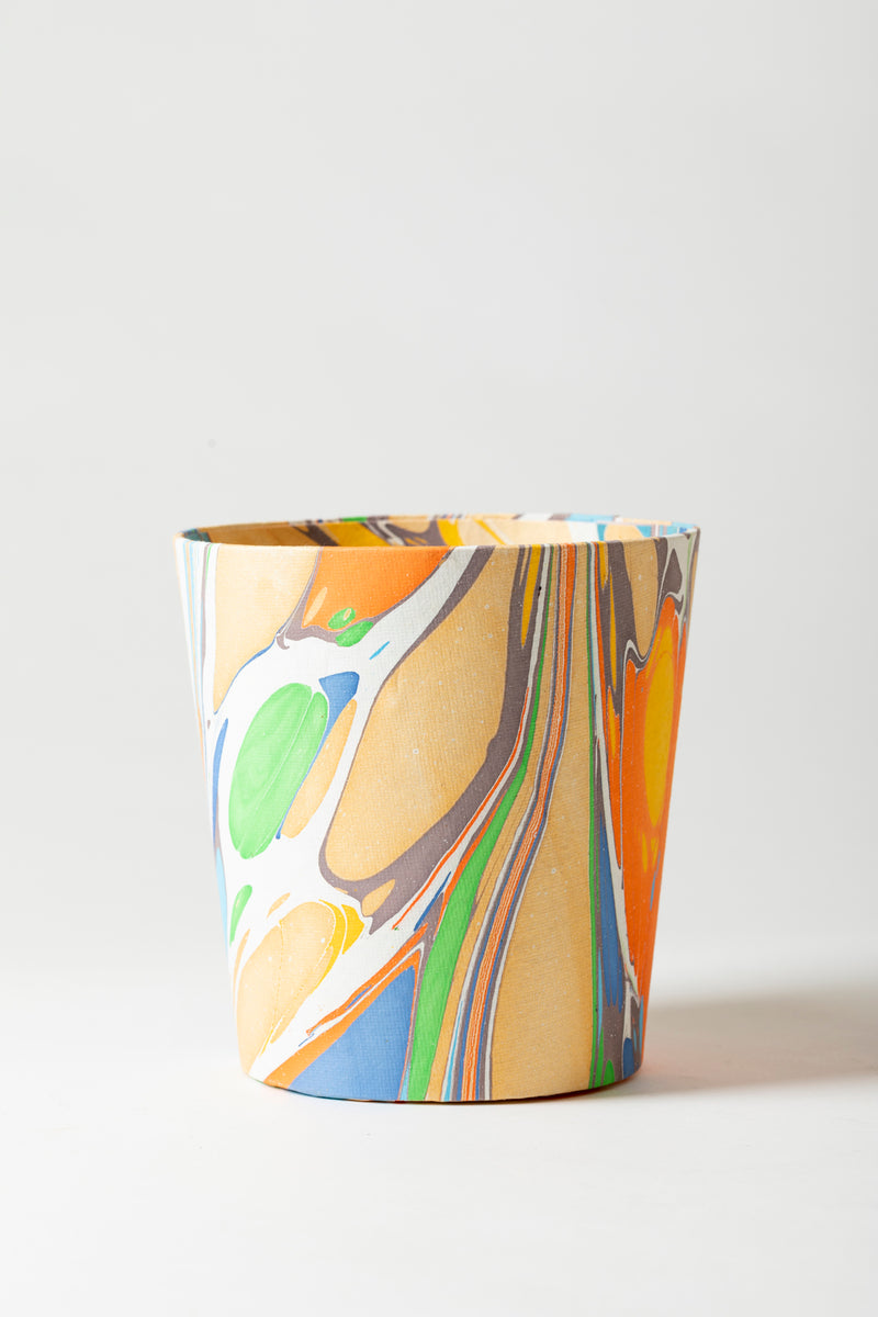 MARBLED PAPER CACHEPOT