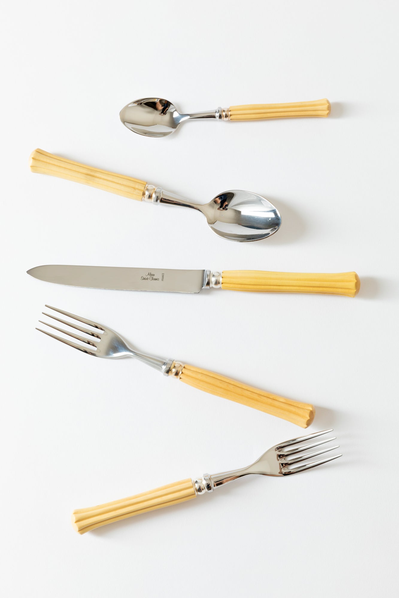 SET OF 5 MAJESTIC BOXWOOD FLATWARE