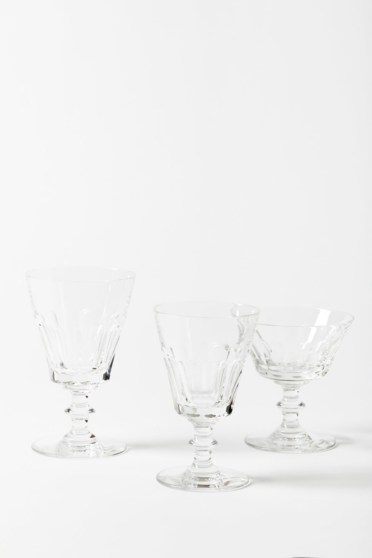 The Caton glasses from Saint-Louis date back to 1877.