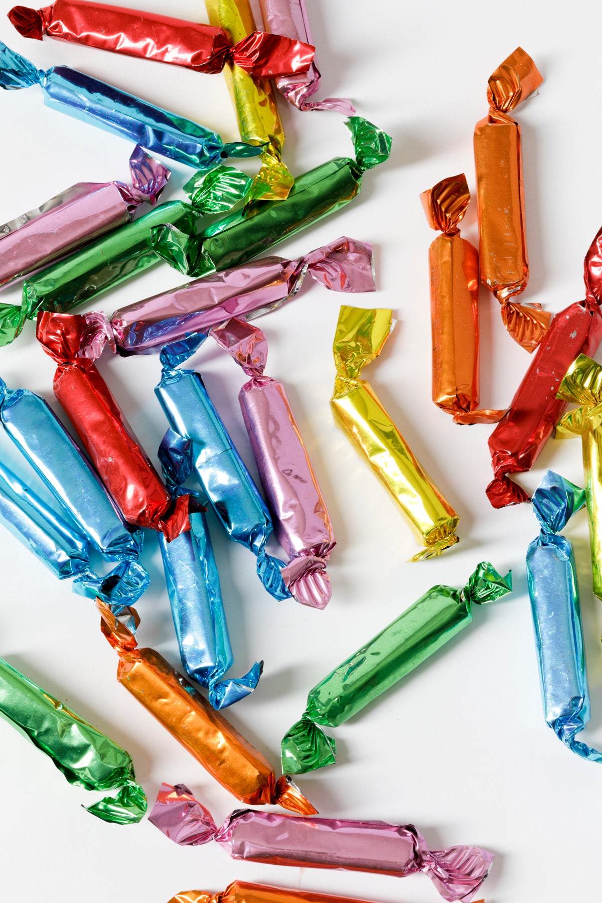 Colorful hard candies.